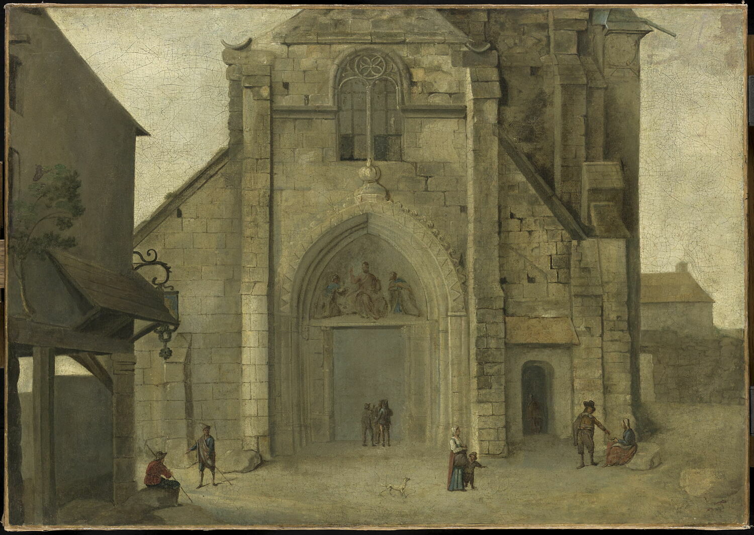 Église de village, Anonyme, Milieu du XVIIe siècle (vers 1640 - 1650)
