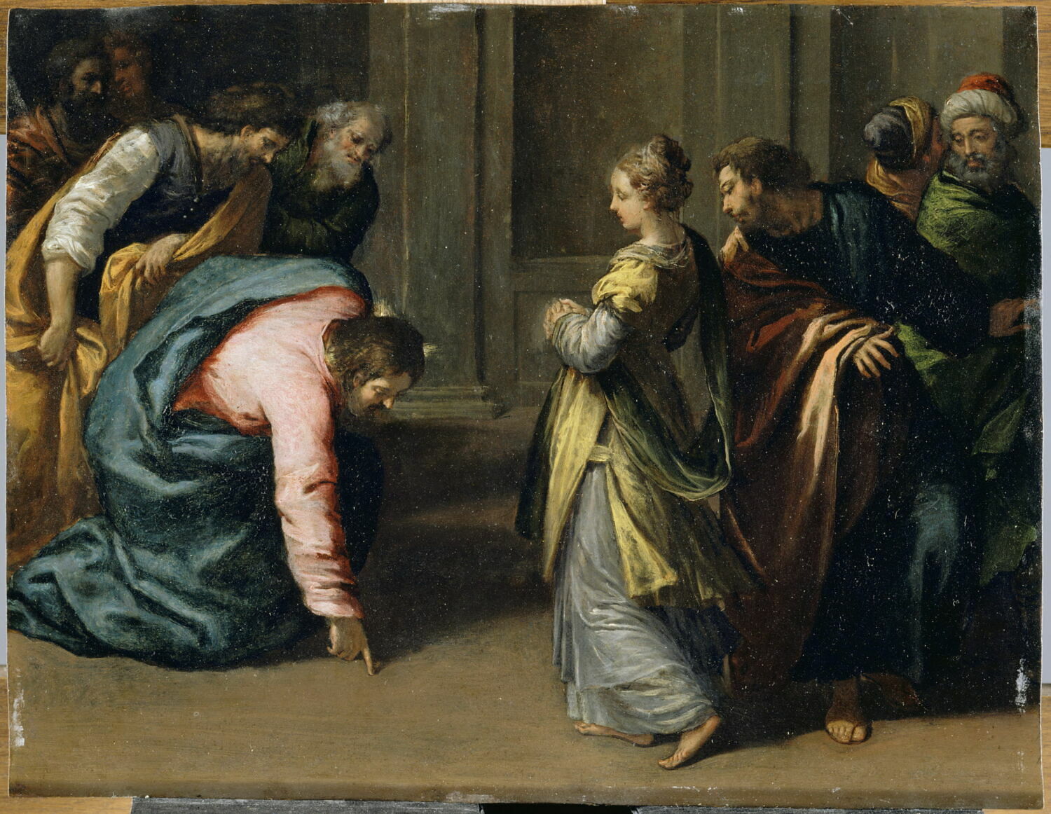 Le Christ et la femme adultère - Louvre site des collections