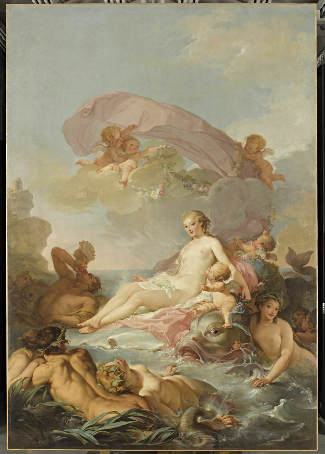 Le Triomphe d'Amphitrite, Taraval, Hugues, 4e quart du XVIIIe siècle (1777)
