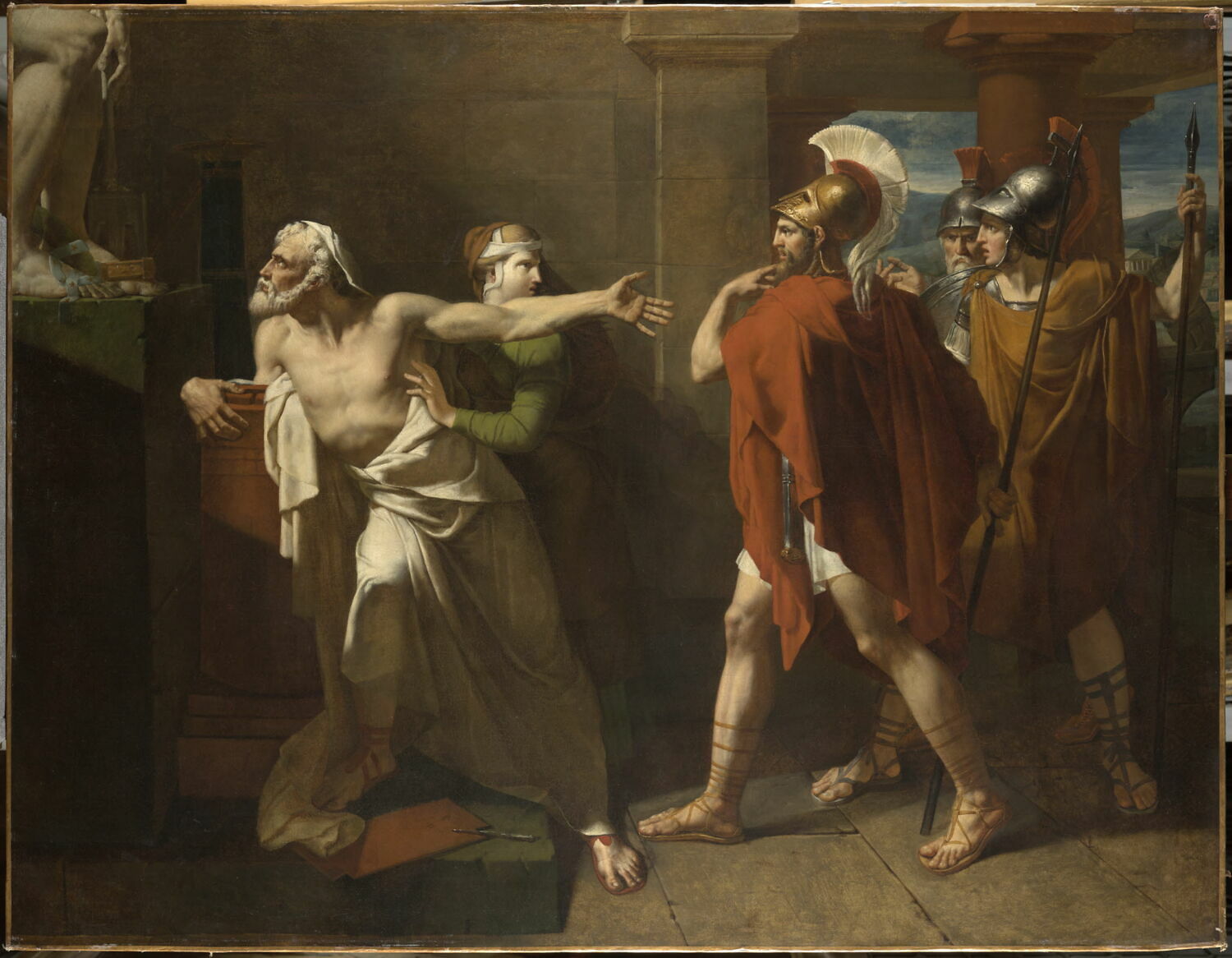 La mort de Démosthène., Boisselier, Félix, 1e quart du XIXe siècle (1805)