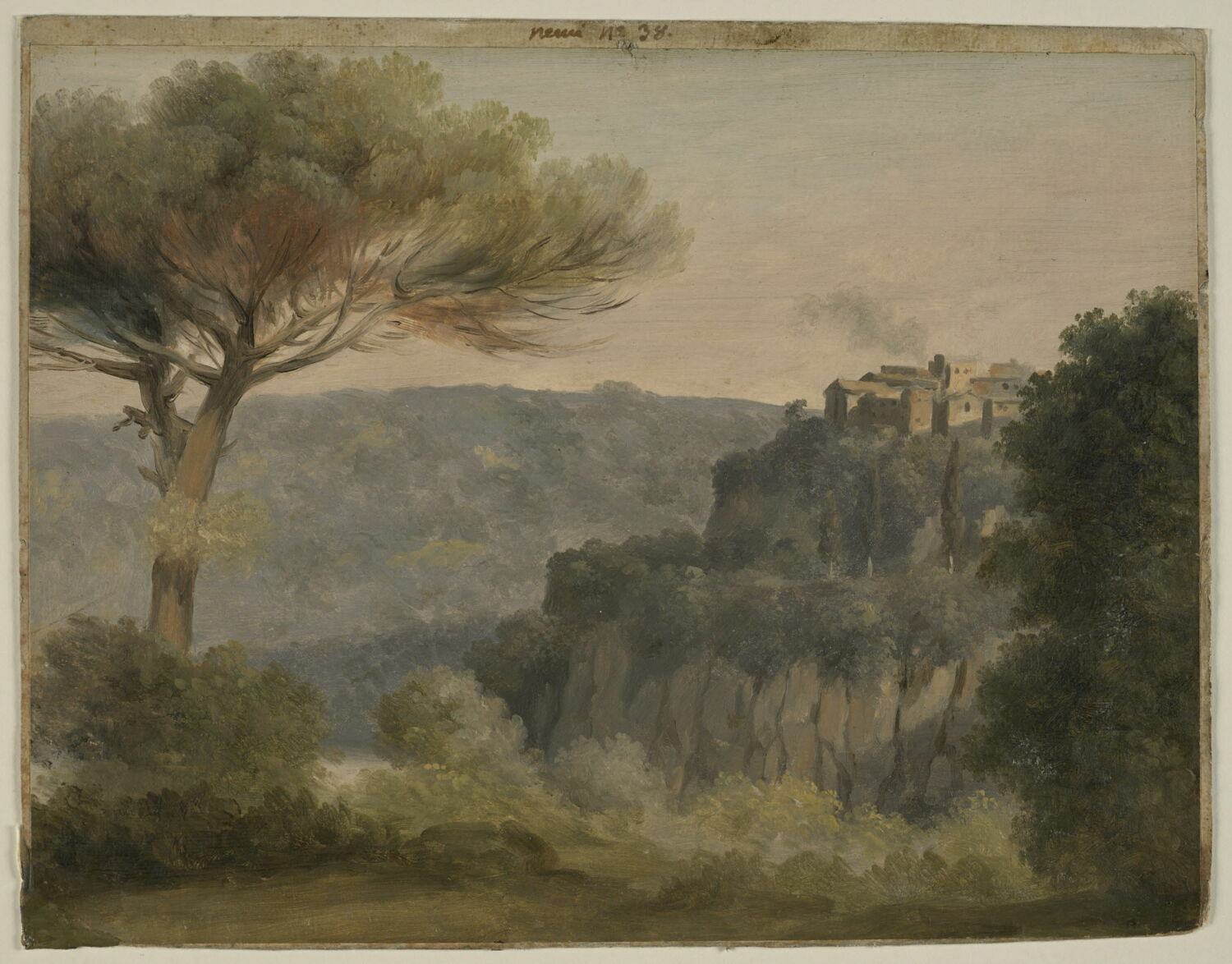 Village de Nemi, Valenciennes, Pierre de, 4e quart du XVIIIe siècle (vers 1782 - 1784)