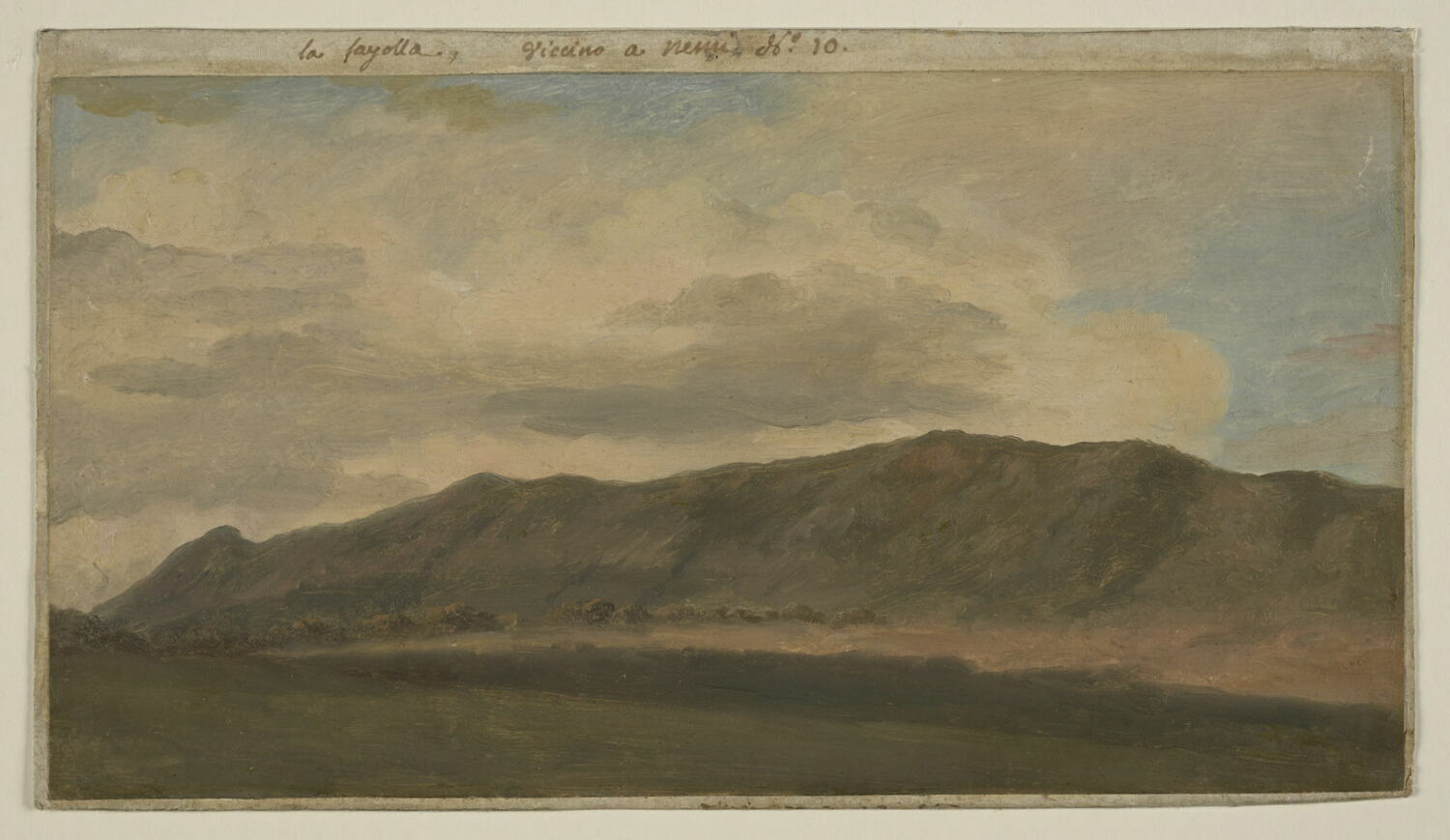 Environs de Nemi : la Fayolle, Valenciennes, Pierre de, 1e quart du XIXe siècle (1800 - 1825)