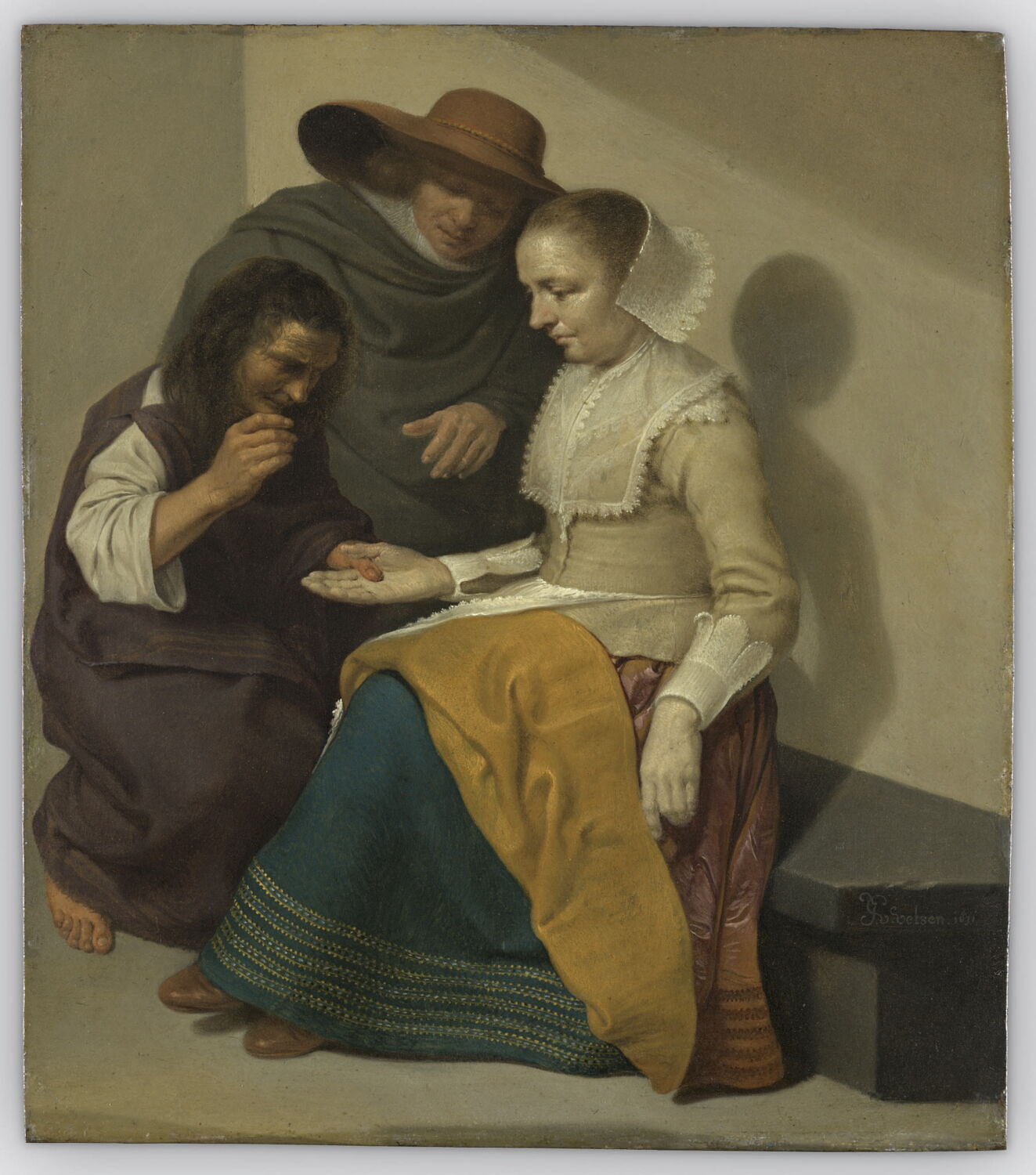 La diseuse de bonne aventure, Velsen, Jacob van, 2e quart du XVIIe siècle (1631)