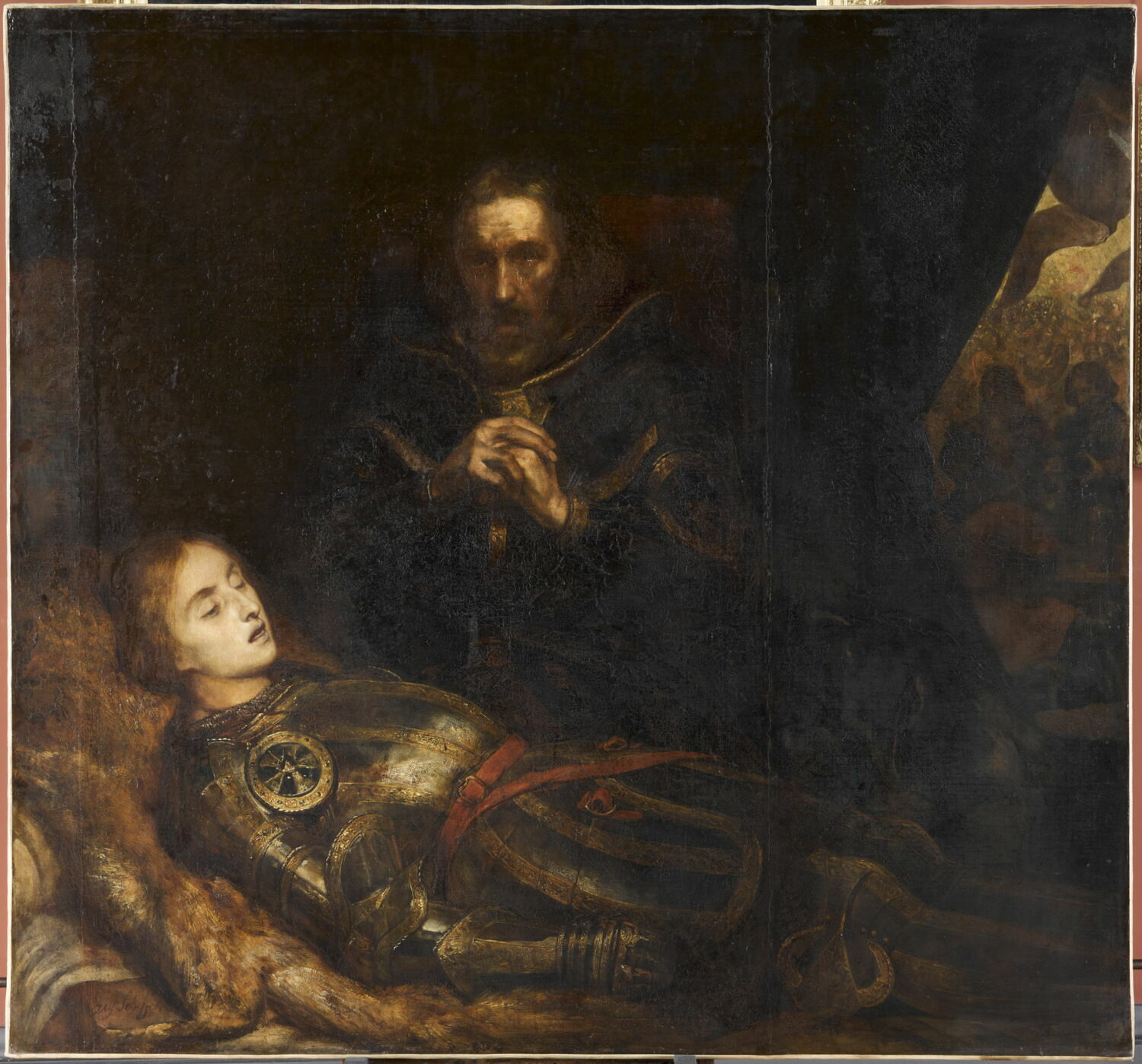 Eberhard, comte de Wurtemberg, dit Le Larmoyeur, Scheffer, Ary, 2e quart du XIXe siècle (1855)