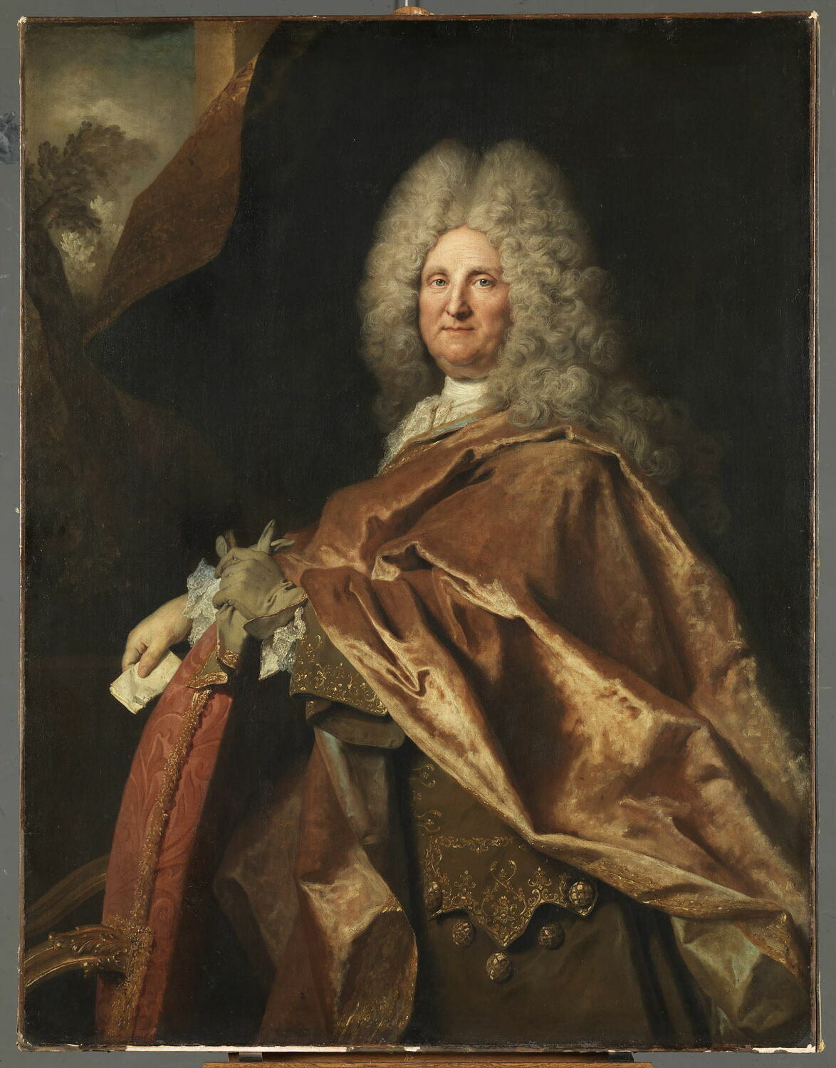 Portrait d'homme, probablement Jacques de Laage (né en 1660), receveur des tailles, secrétaire du roi en 1718, Largillière, Nicolas de, 1e quart du XVIIIe siècle (vers 1718)