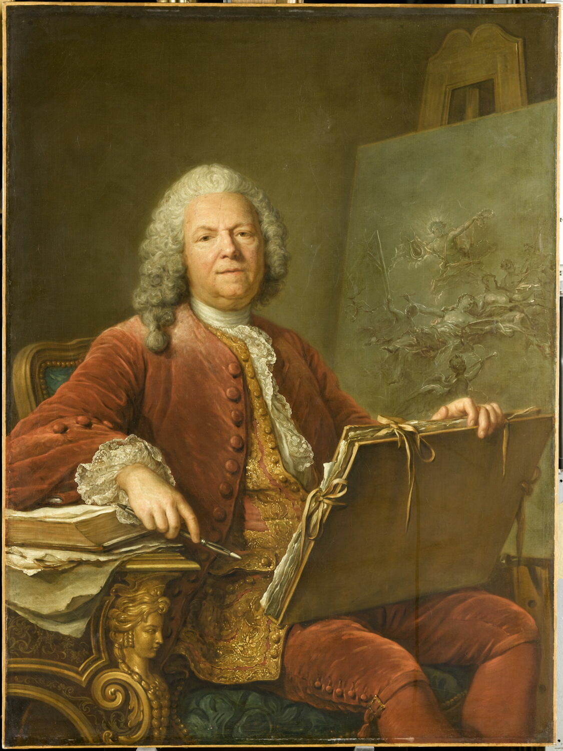 Jean-Marc Nattier (1685-1766), peintre, Voiriot, Guillaume, 3e quart du XVIIIe siècle (1759)