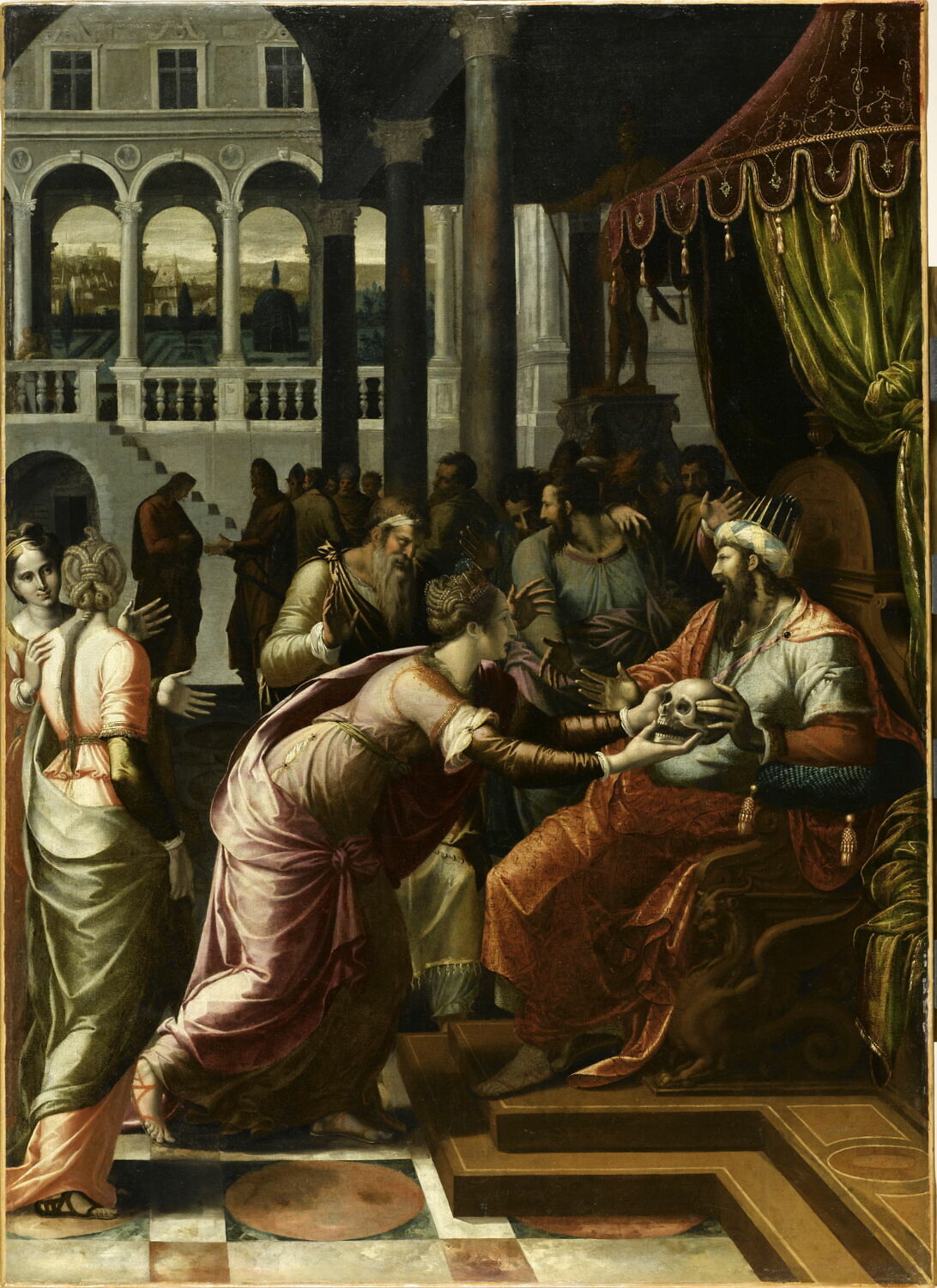 Scène indéterminée - dit longtemps La Justice d'Othon, Penni, Luca, 2e quart du XVIe siècle (1525 - 1550)