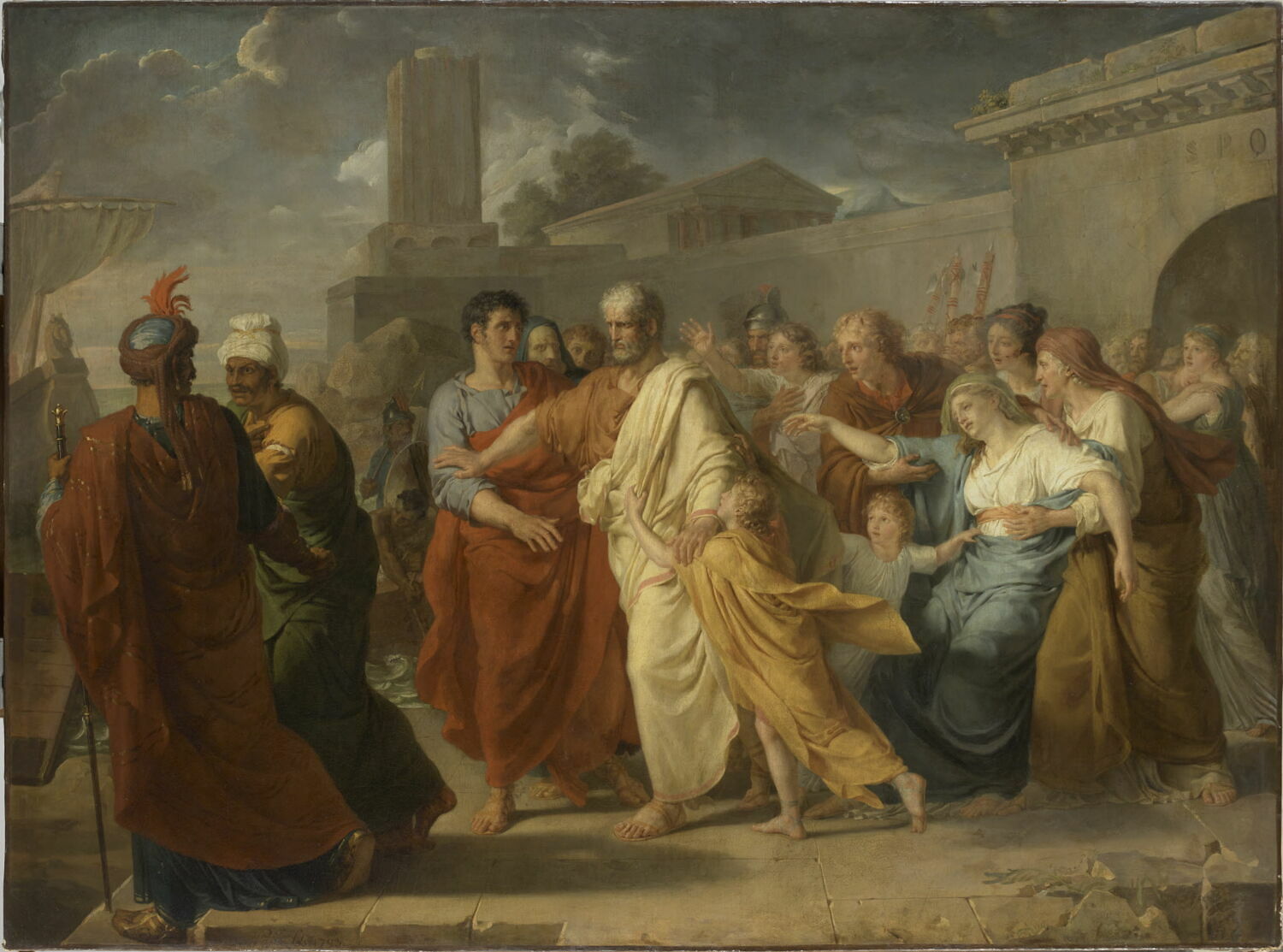 Le Départ de Régulus pour Carthage, Pajou, Jacques Augustin, 4e quart du XVIIIe siècle (1793)