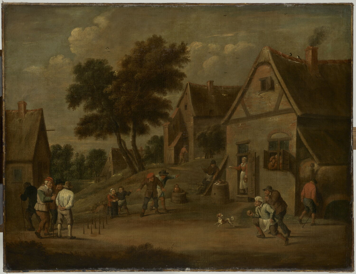 Joueurs de quilles, Apshoven, Thomas van, XVIIe siècle (1600 - 1700)