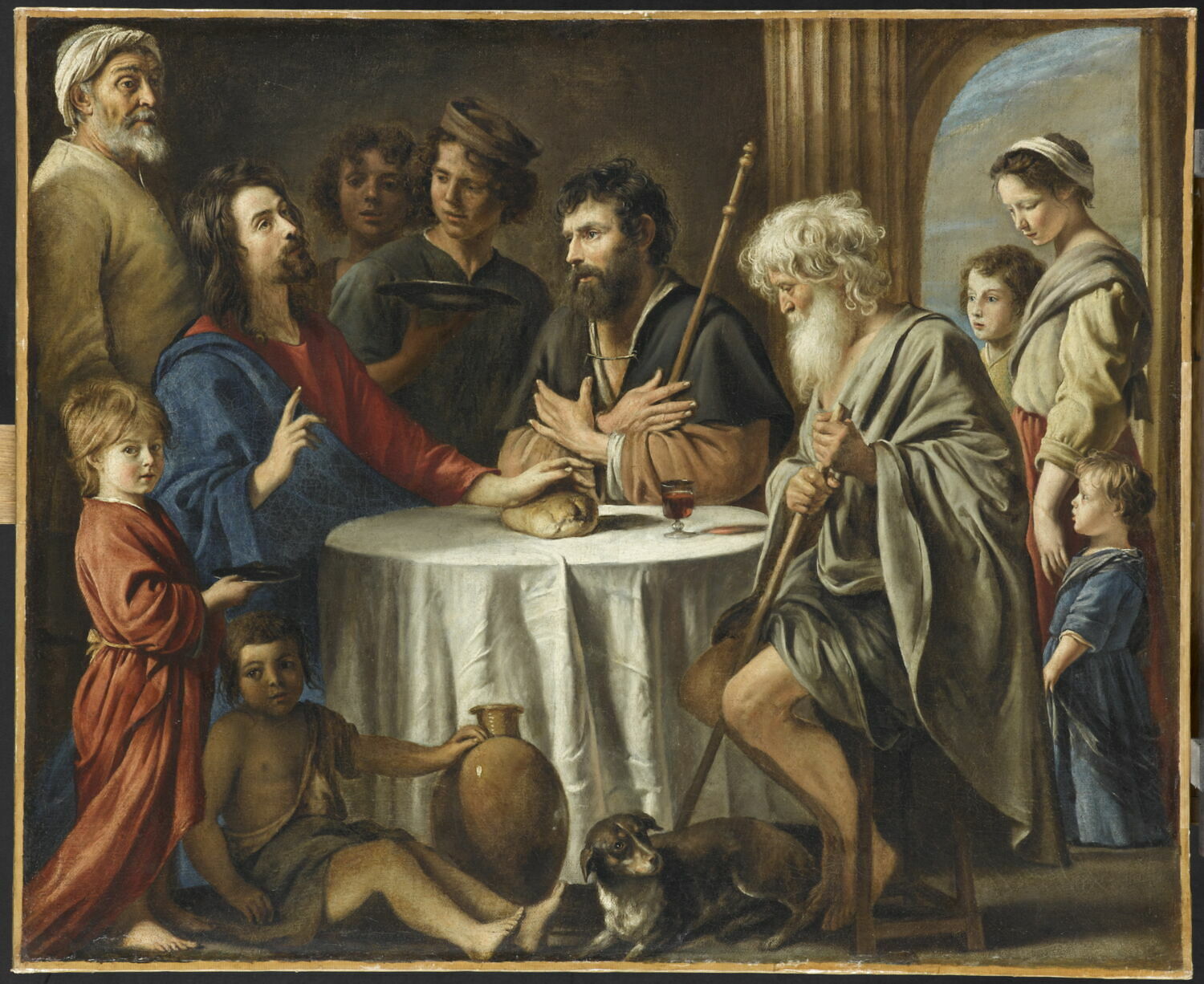 Les Pèlerins d'Emmaüs, Le Nain, Mathieu, 2e quart du XVIIe siècle (vers 1645)