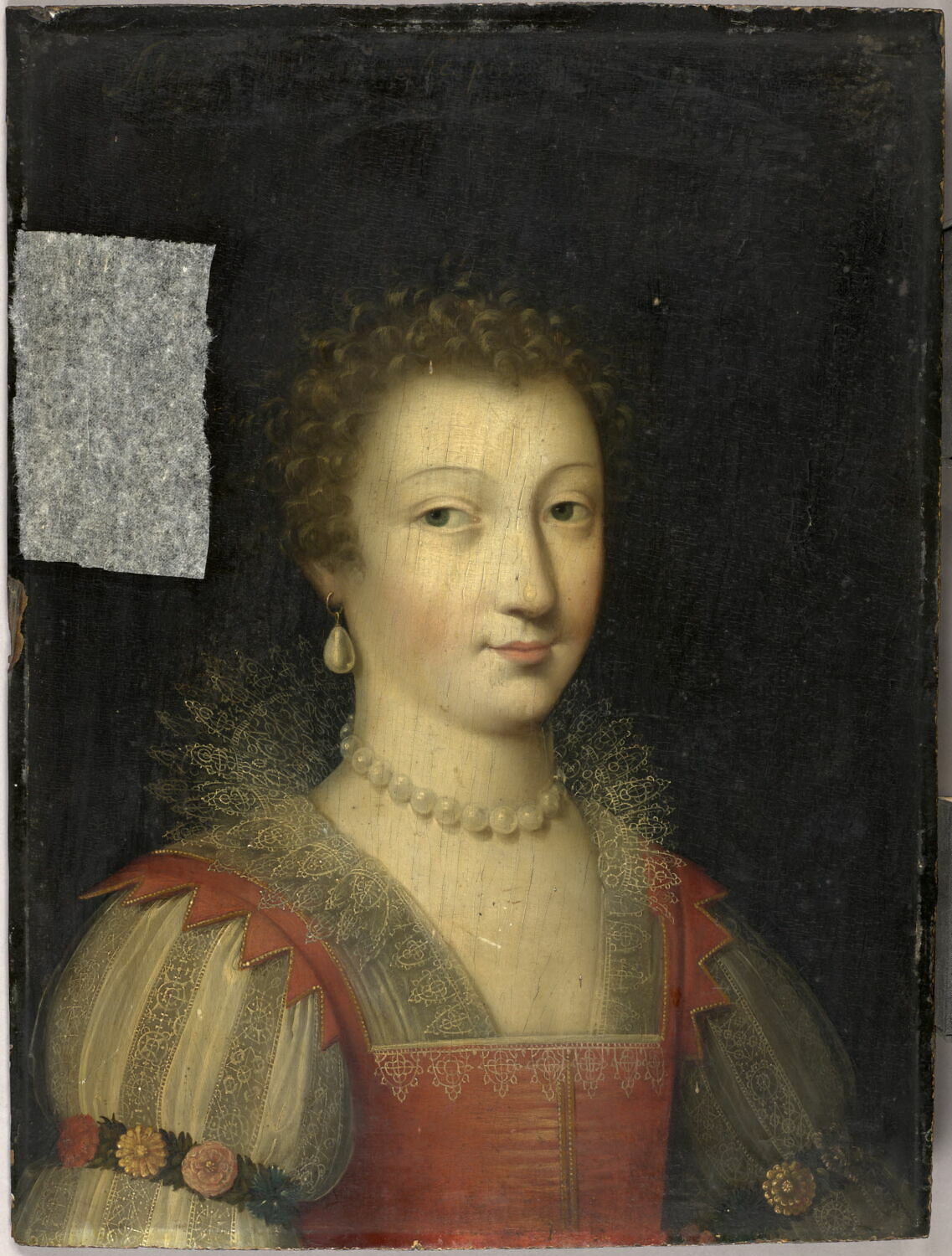 Portrait de femme, Anonyme, 1e moitié du XVIIe siècle (vers 1600 - 1610)