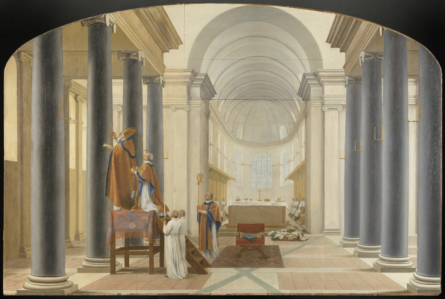 Dédicace d'une église de chartreux, Le Sueur, Eustache, 2e quart du XVIIe siècle (1625 - 1650)