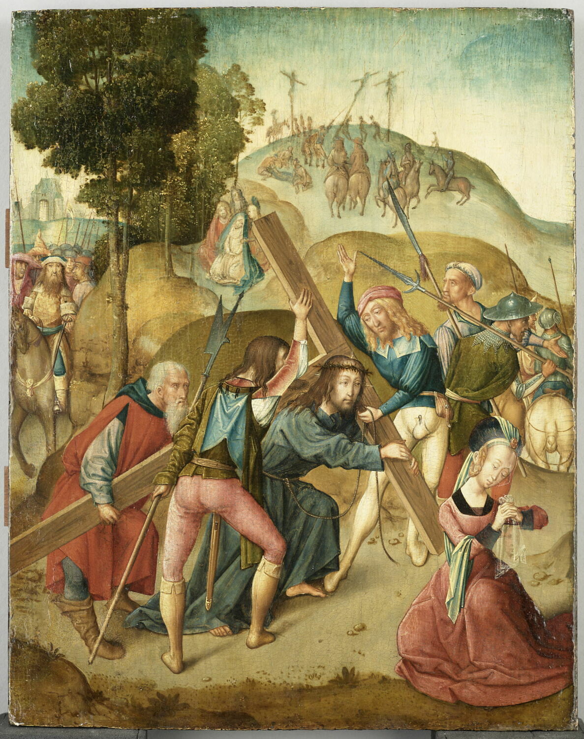 Le portement de croix, Maître de Delft, 4e quart du XVe siècle (1475 - 1500)