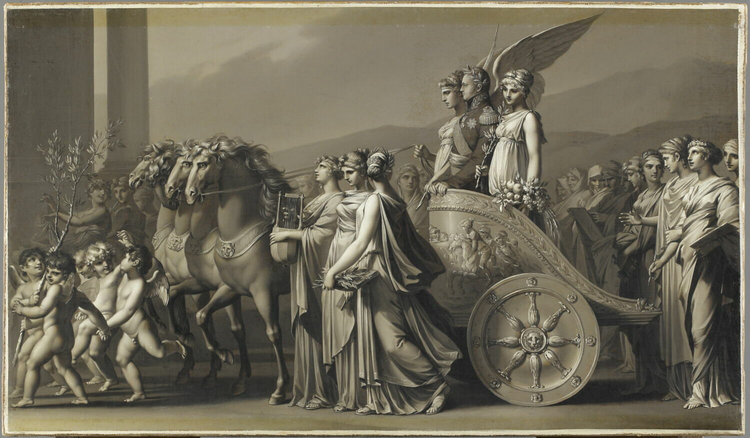 Le triomphe du tsar Alexandre Ier ou La Paix, Boilly, Louis Léopold, 1e quart du XIXe siècle (1747)