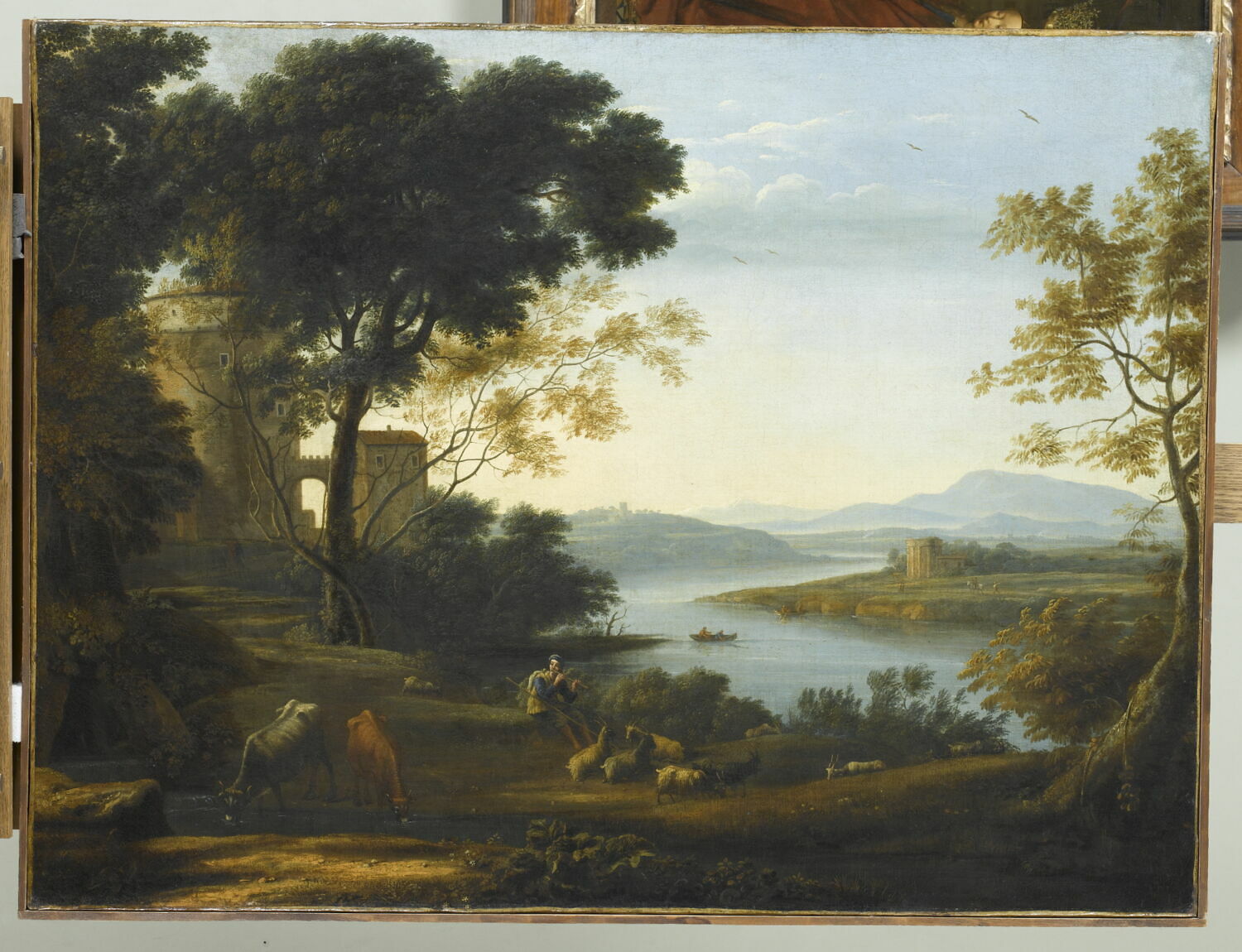 Paysage avec un berger, Gellée, Claude, 2e quart du XIIIe siècle (vers 1639)