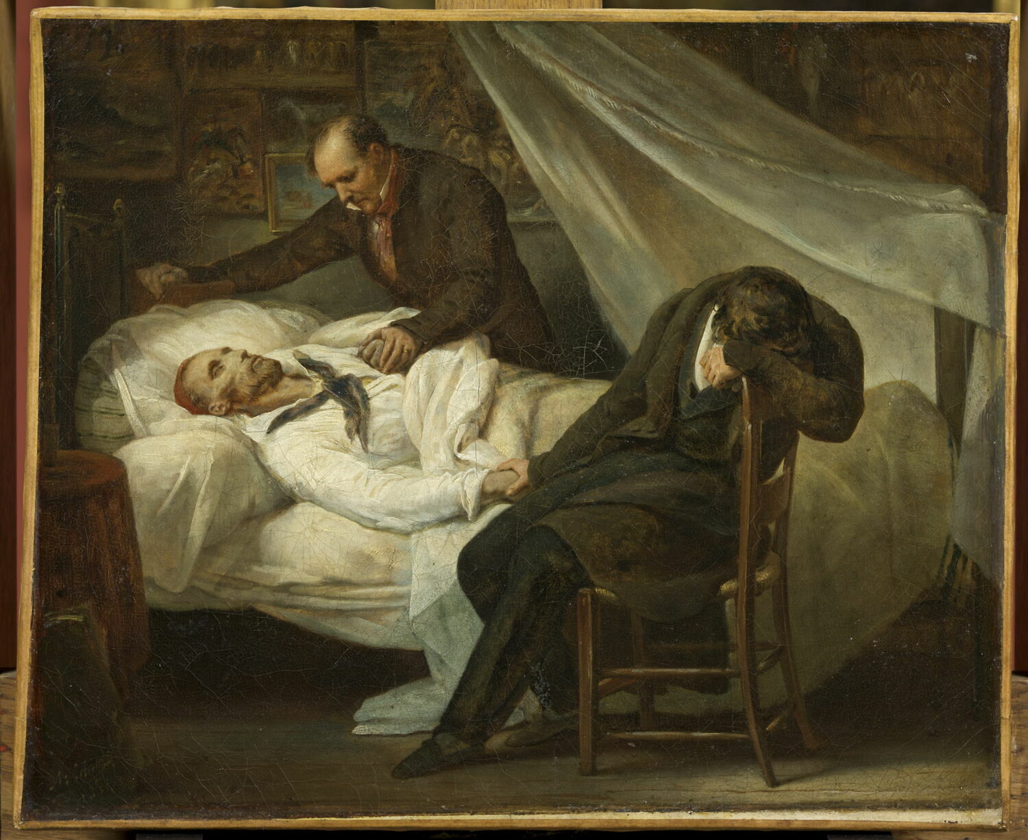 La mort de Géricault (26 janvier 1824), Scheffer, Ary, 1e quart du XIXe siècle (1824)