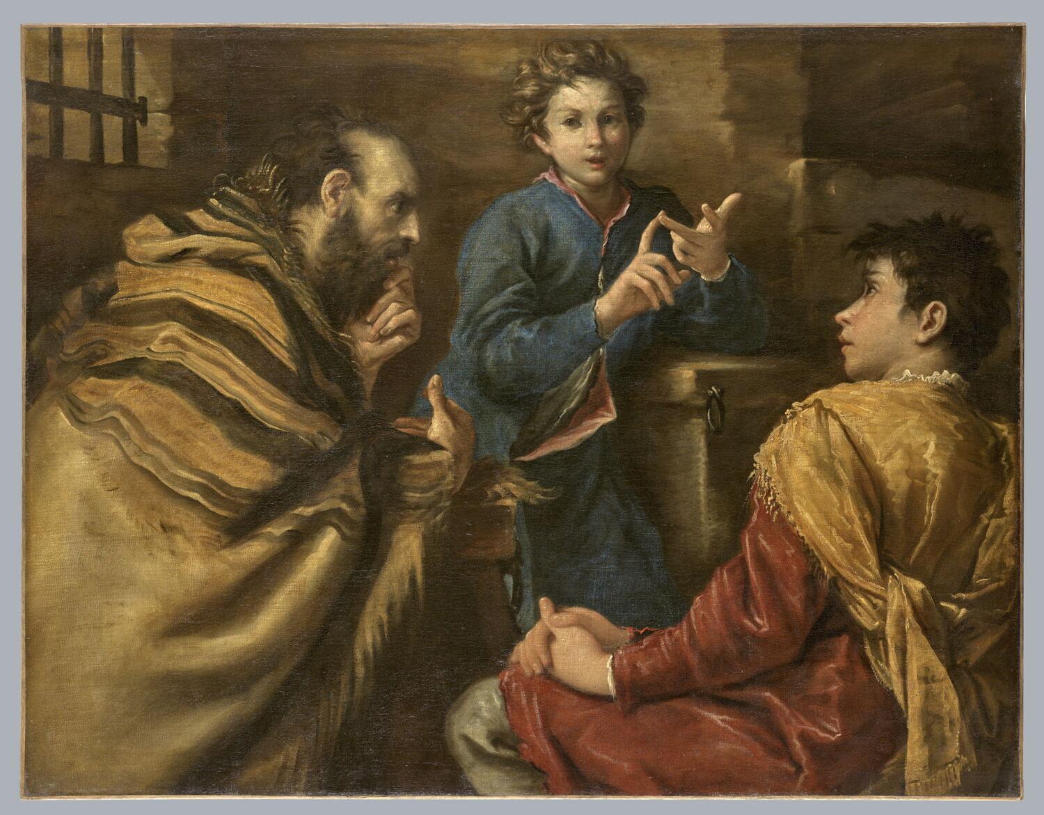 Joseph expliquant les songes, Burrini, Giovanni Antonio, XVIIe siècle (vers 1685 - 1690)