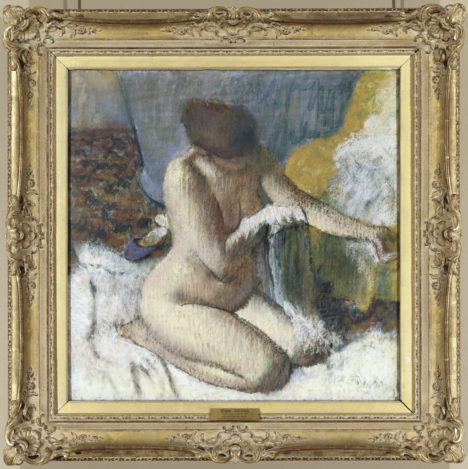 La sortie du bain, Degas, Edgar, XIXe siècle (vers 1895)