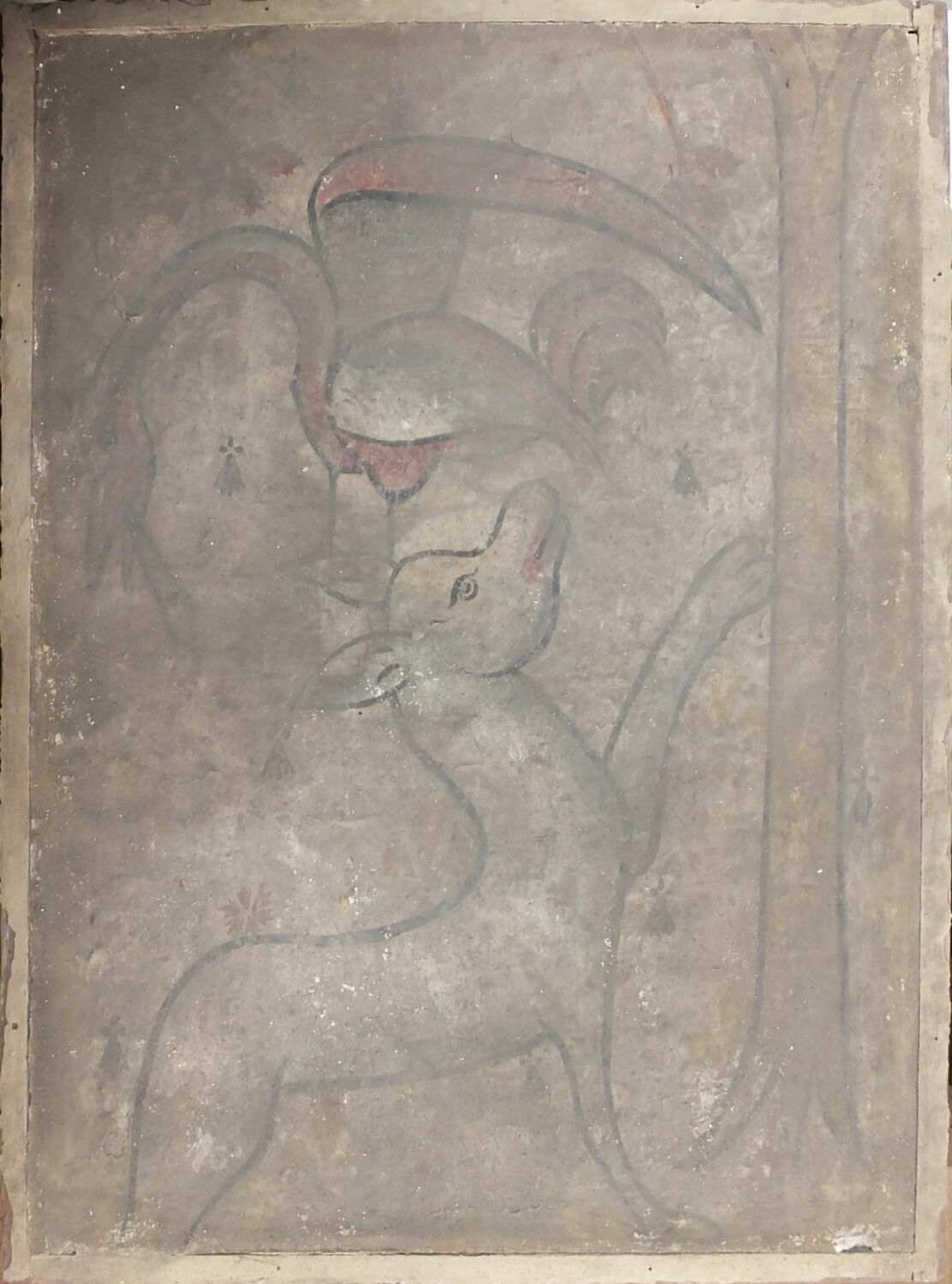 Renard et oiseau, Anonyme, 2e moitié du XVe siècle (1450 - 1500)
