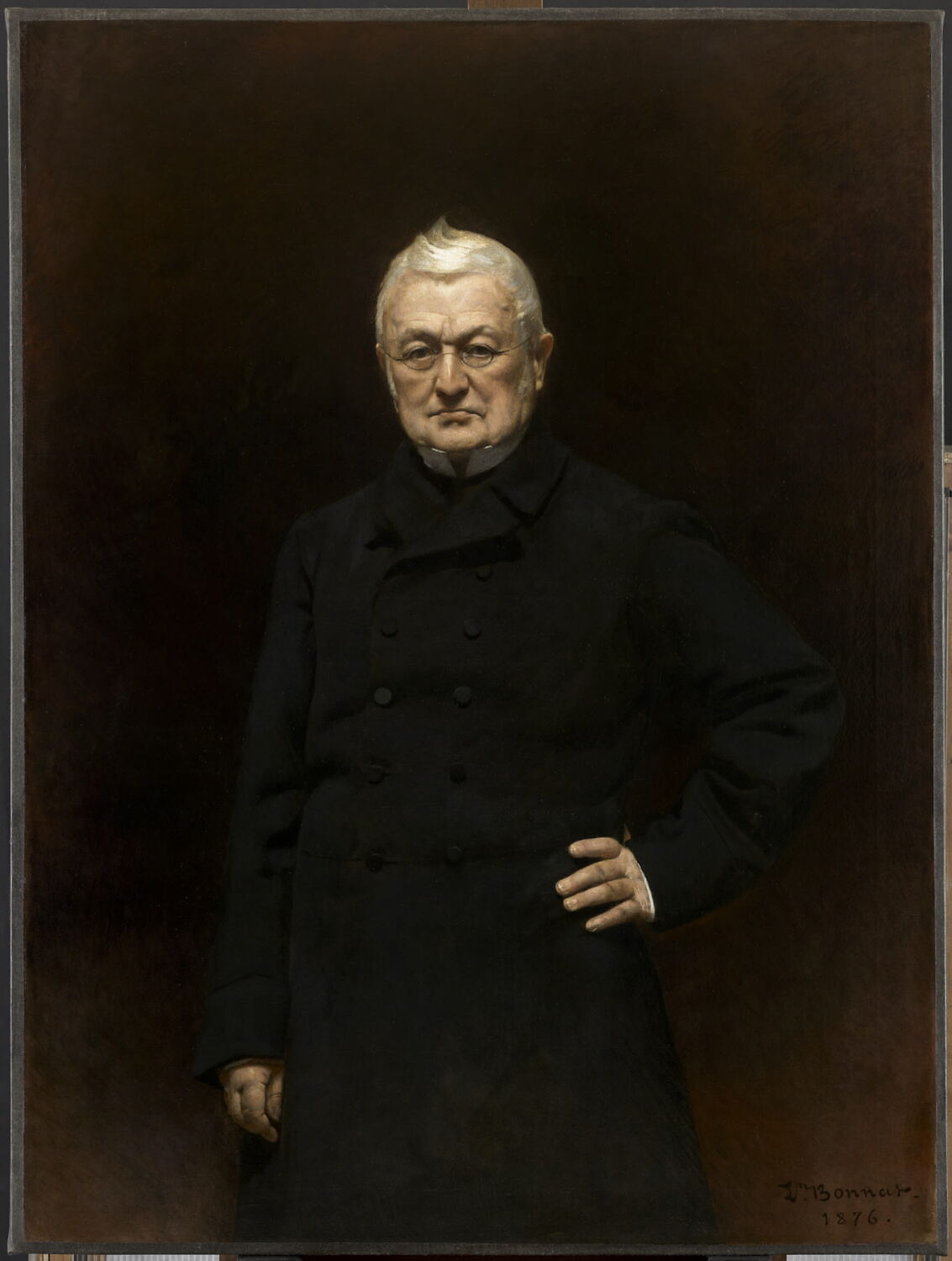 Portrait d'Adolphe Thiers (1797-1877), ancien président de la République française, Bonnat, Léon Joseph Florentin, 4e quart du XIXe siècle (1876)