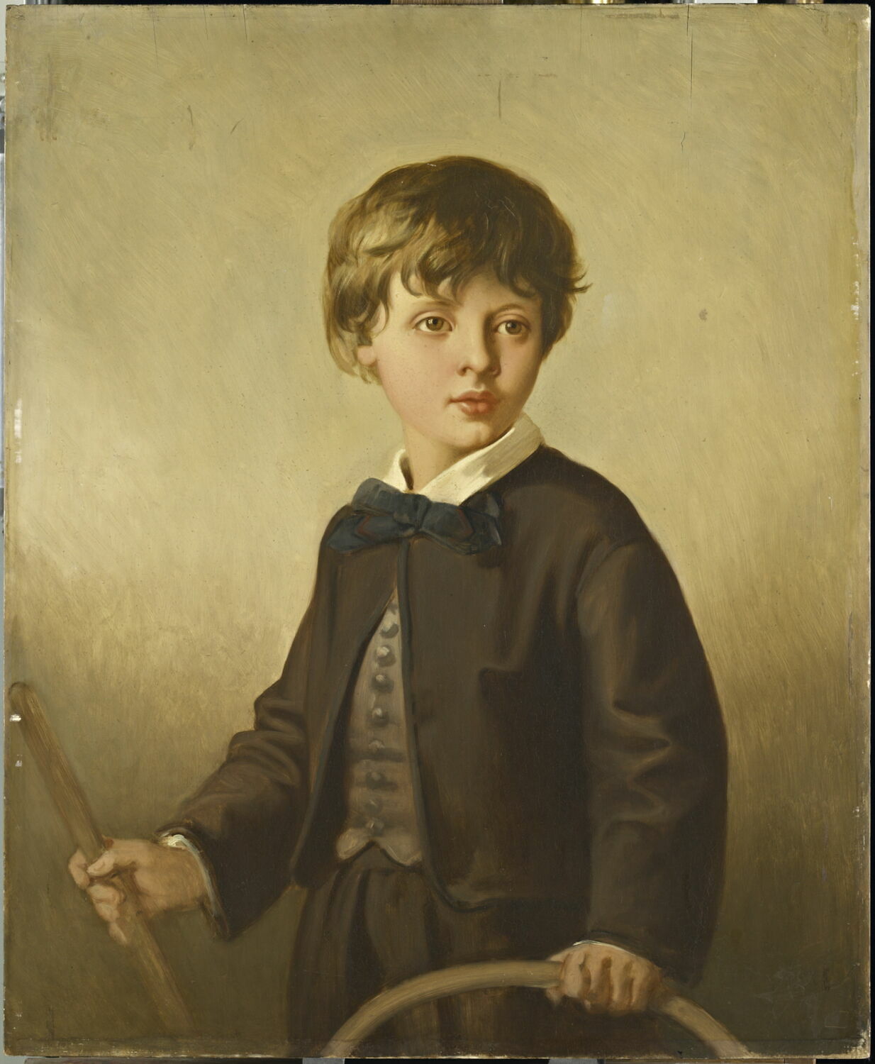 Henri Mottez enfant (1858-1937), peintre et fils de l'artiste, Mottez, Victor, 3e quart du XIXe siècle (1865)