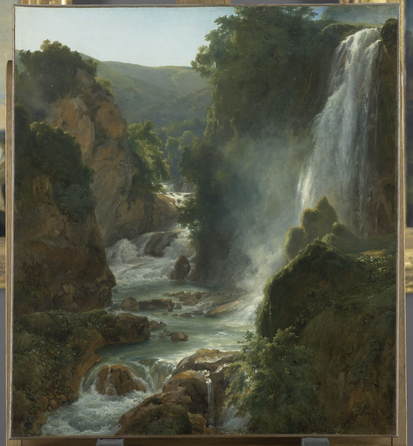 La cascade (Tivoli), Michallon, Achille Etna, 1e quart du XIXe siècle (1821)