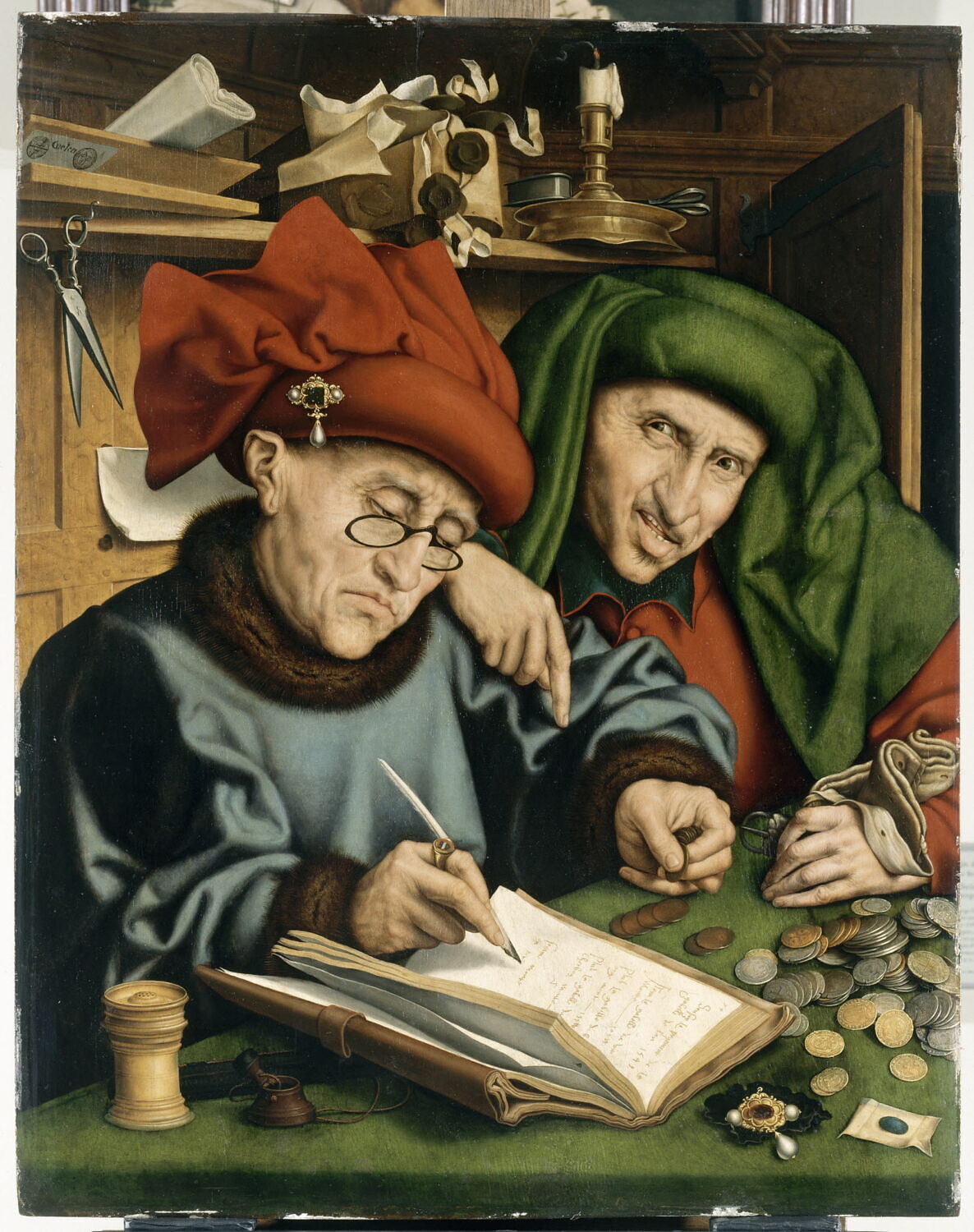 Collecteur d'impôts, Marinus van Reymerswaele, XVIe siècle (1500 - 1600)