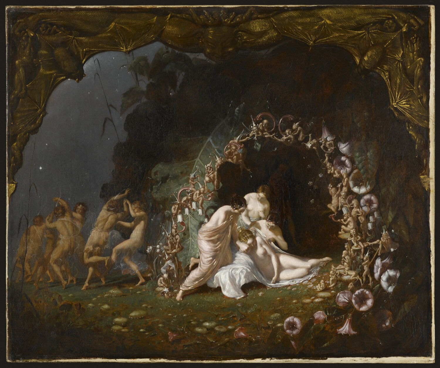 Le Sommeil de Titania, Dadd, Richard, 2e quart du XIXe siècle (1840 - 1841)