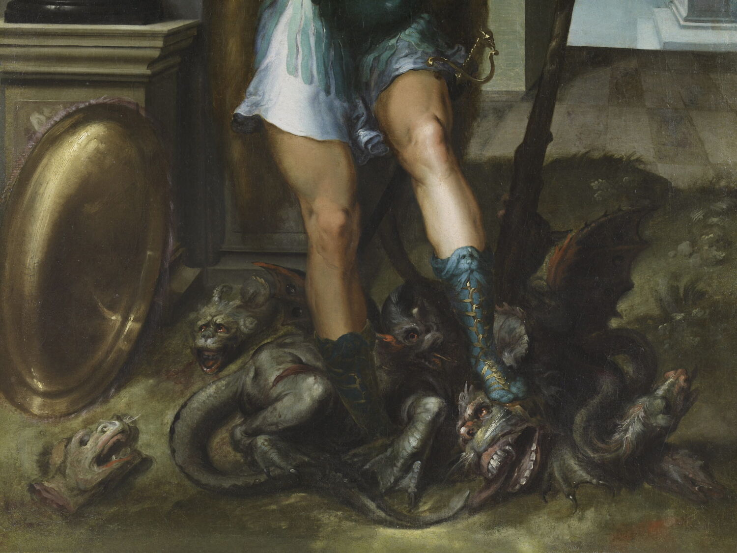 Henri IV en Hercule terrassant l'hydre de Lerne Louvre Collections