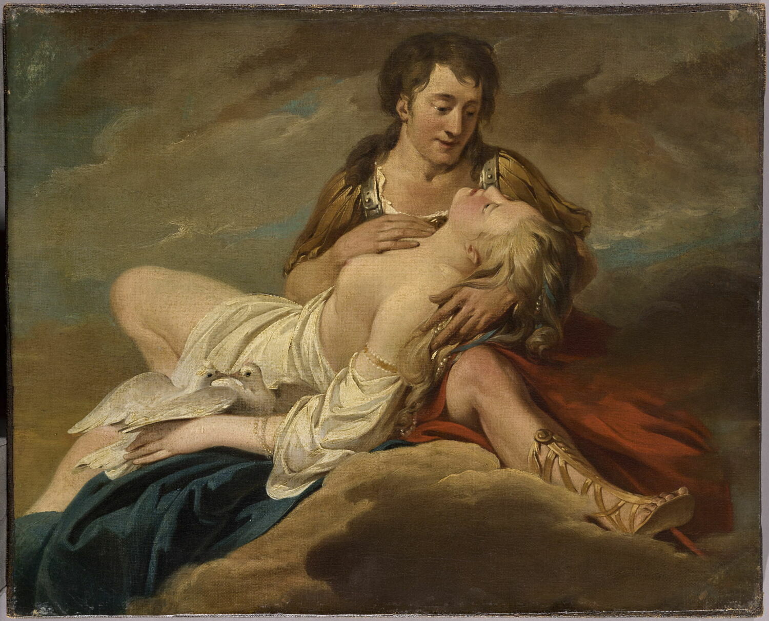 Mars enlaçant Vénus, Anonyme, XVIIIe siècle (1700 - 1800)