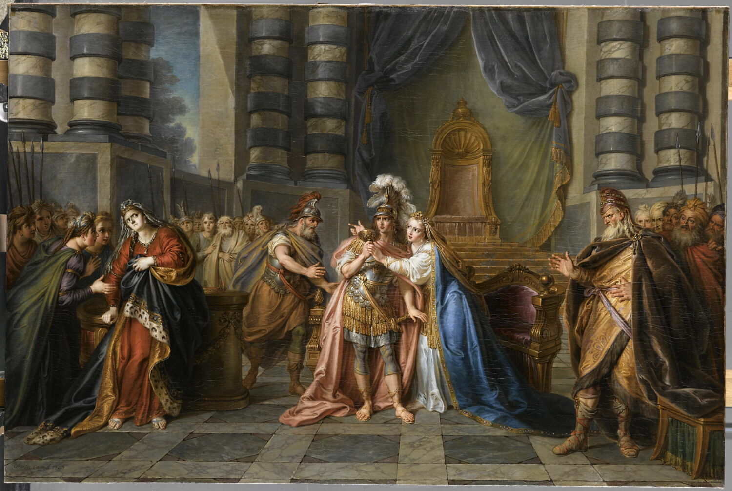 Cléopâtre avalant le poison (Corneille, Rodogune)., Coypel, Charles-Antoine, Milieu du XVIIIe siècle (1749)