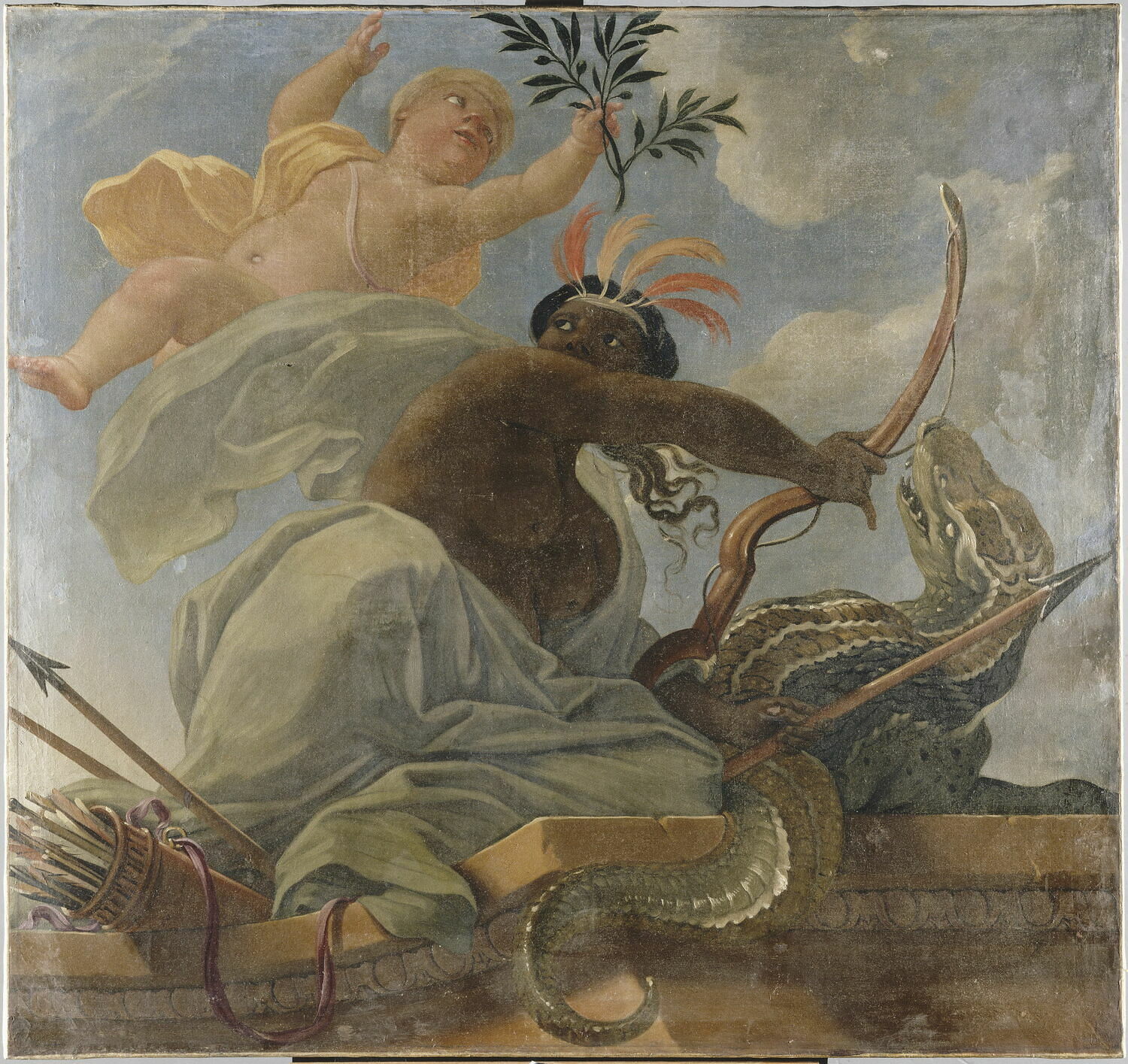 L'Amérique, Dorigny, Michel, 2e moitié du XVIIe siècle (1659 - 1661)