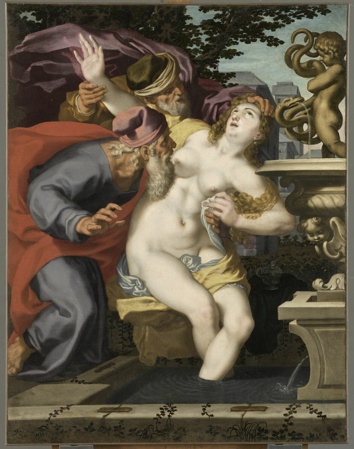 Suzanne au bain, Anonyme, XVIIe siècle (1600 - 1700)