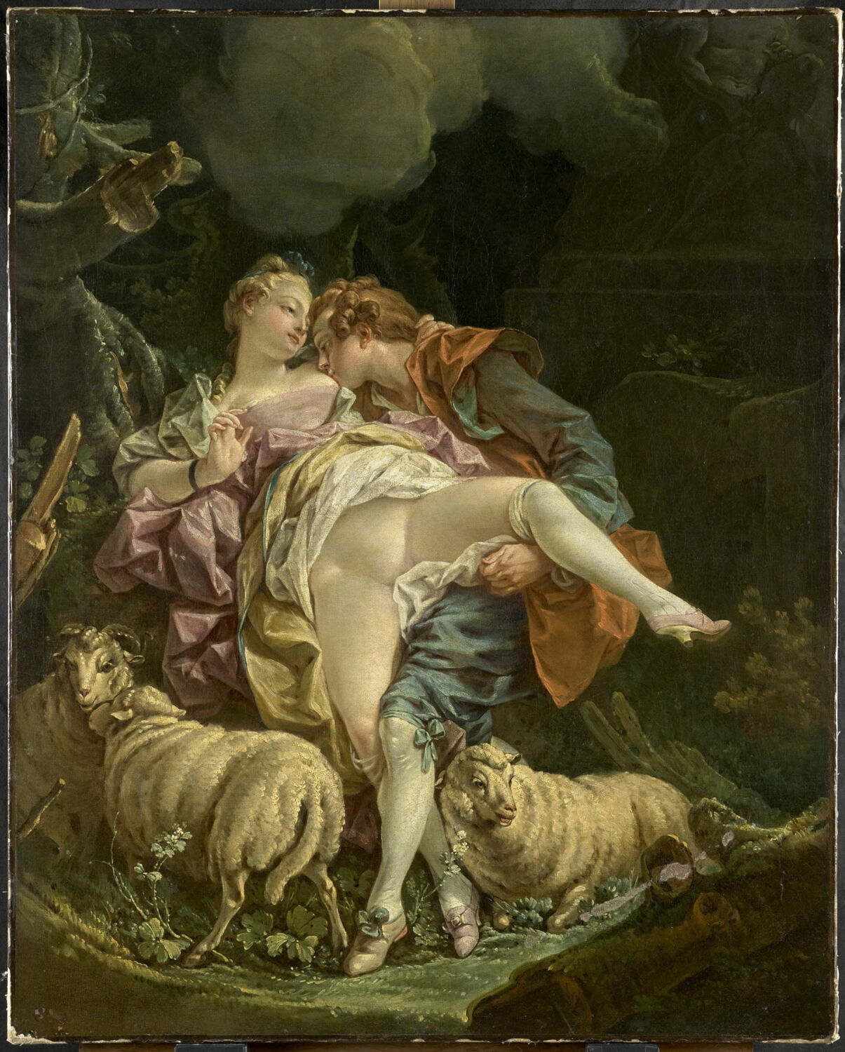 Couple d'amoureux, Boucher, François, XVIIIe siècle (1700 - 1800)