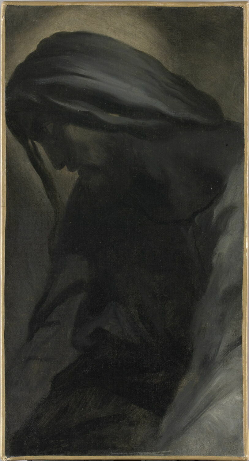Tête et buste de Jésus-Christ, Chassériau, Théodore, 2e quart du XIXe siècle (1839)