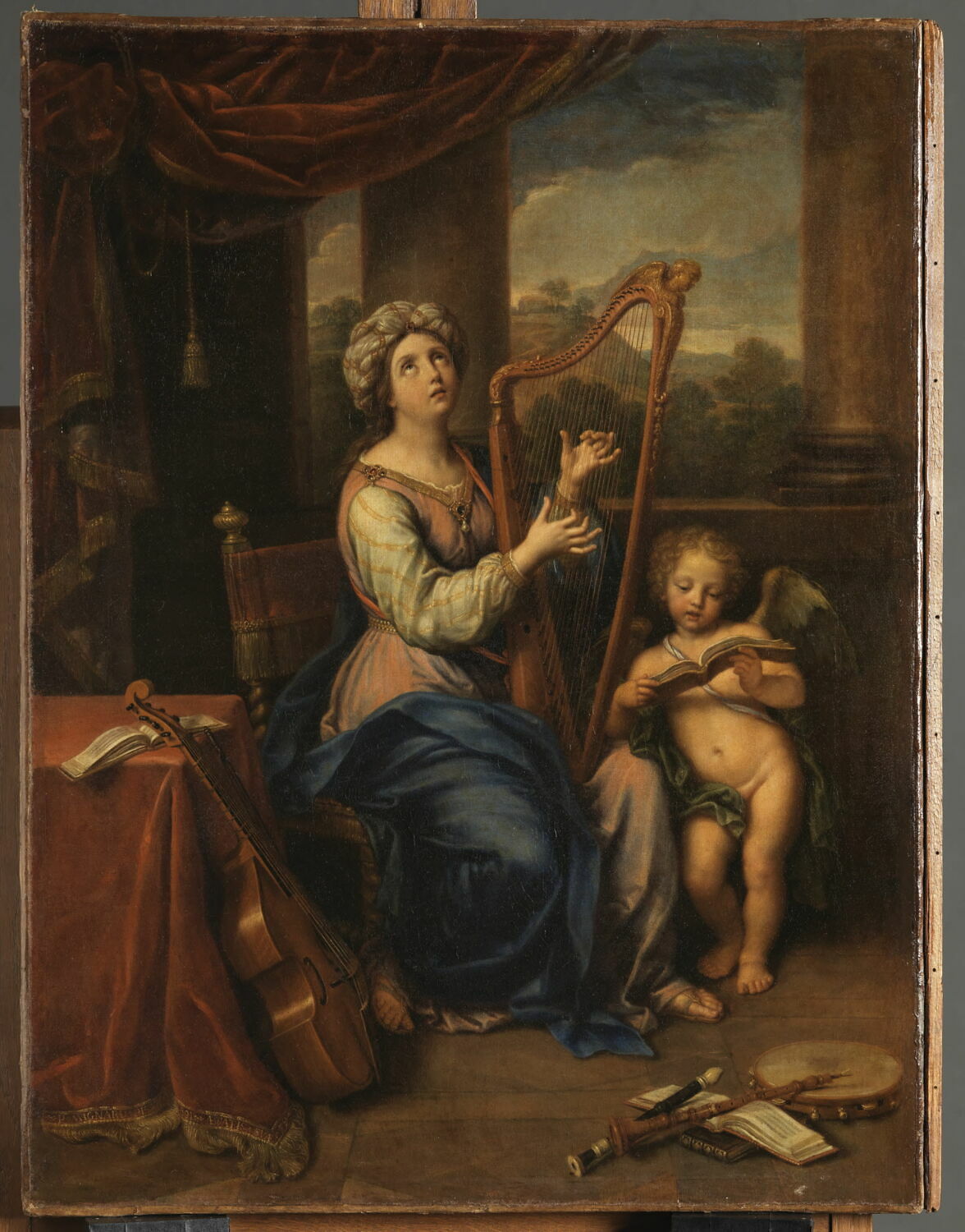 Sainte Cécile, Mignard, Pierre, XVIIe siècle (1691)