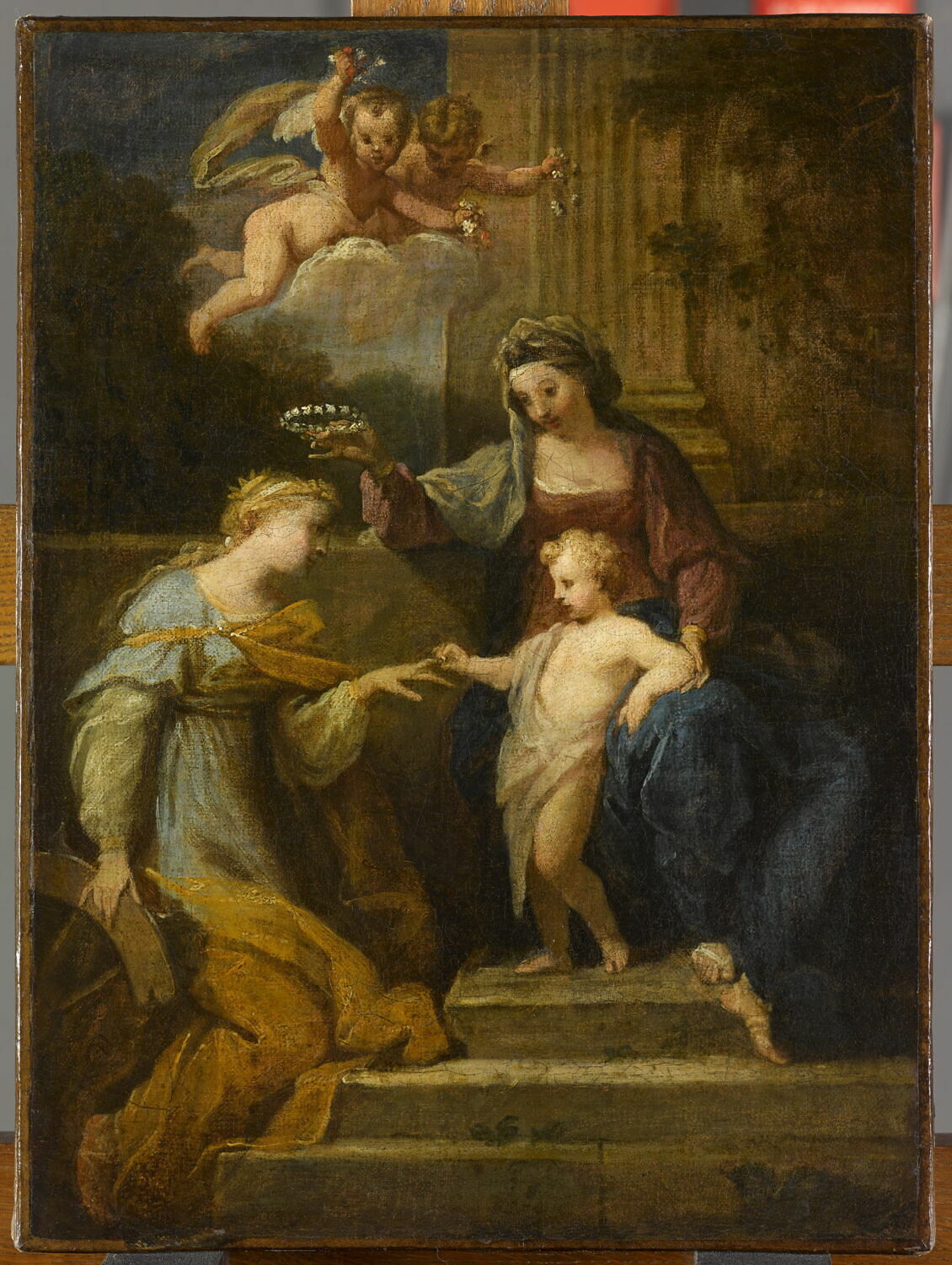 Le Mariage mystique de sainte Catherine, Boullogne, Bon, Fin du XVIIe siècle (vers 1684 - 1686)