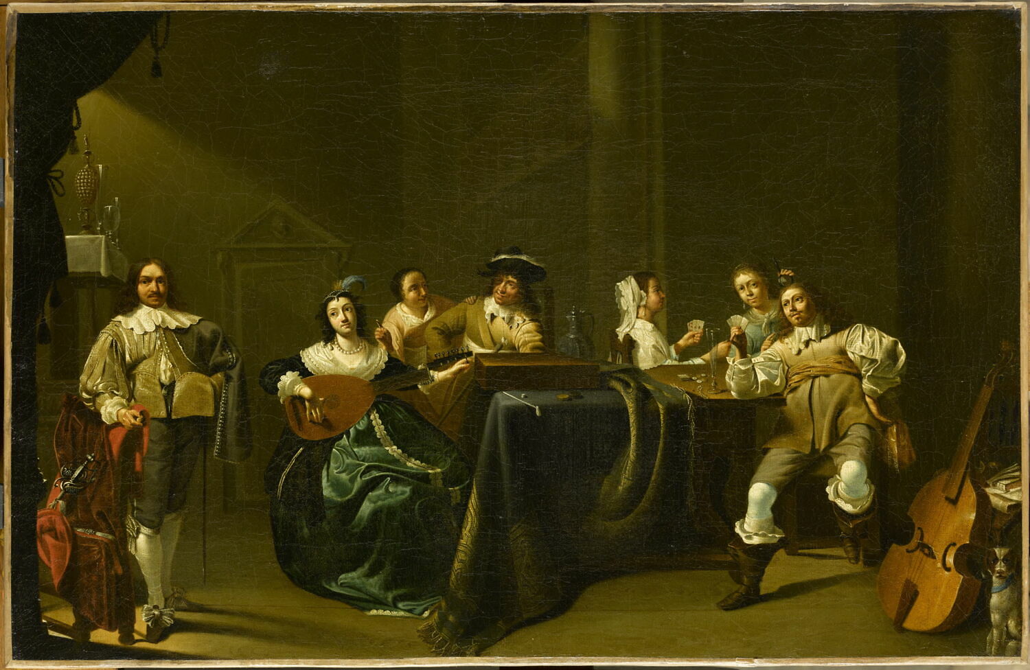 Une joyeuse compagnie, Duck, Jacob, XVIIe siècle (1654)
