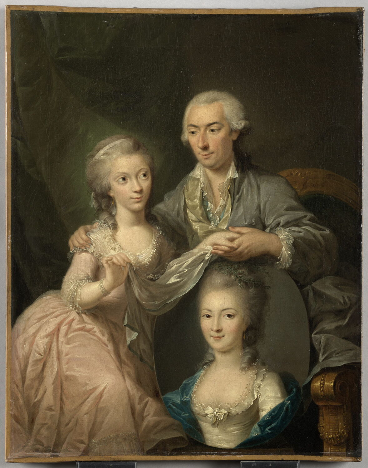 Portrait d'un couple, Heinsius, Johann Ernst, 3e quart du XVIIIe siècle (1778)