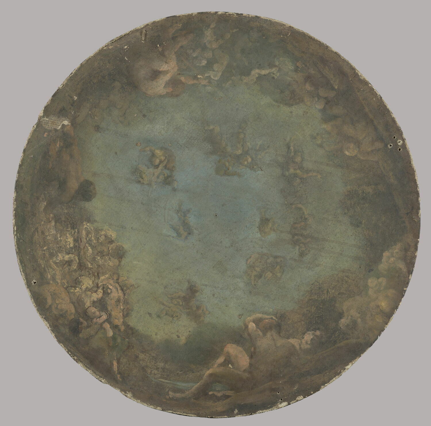 Esquisse de plafond, Anonyme, 3e quart du XIXe siècle (1850 - 1875)