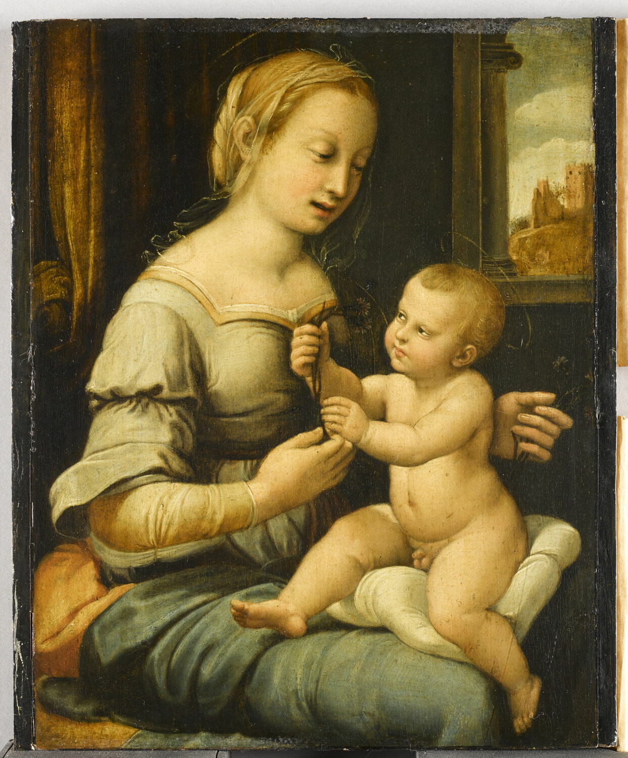 La Vierge à l'oeillet, Santi, Raffaello, dit Raphaël, XVIe siècle (1500 - 1600)