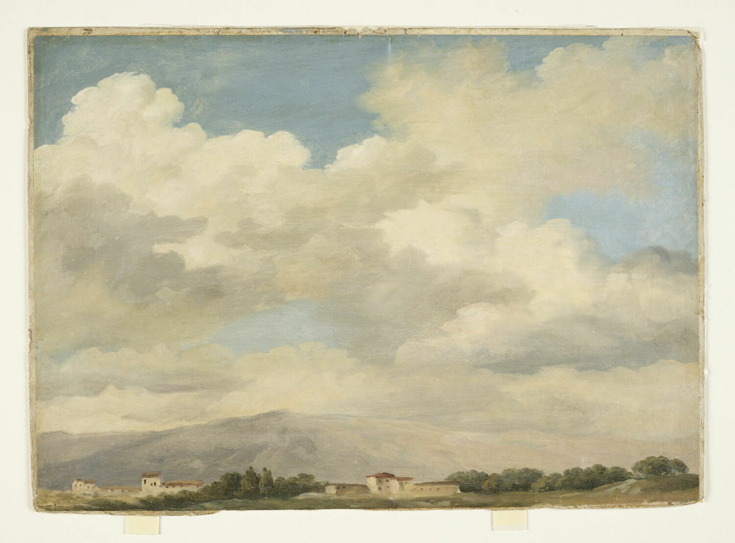 Étude de ciel au Quirinal, Valenciennes, Pierre de, 4e quart du XVIIIe siècle (1782 - 1784)