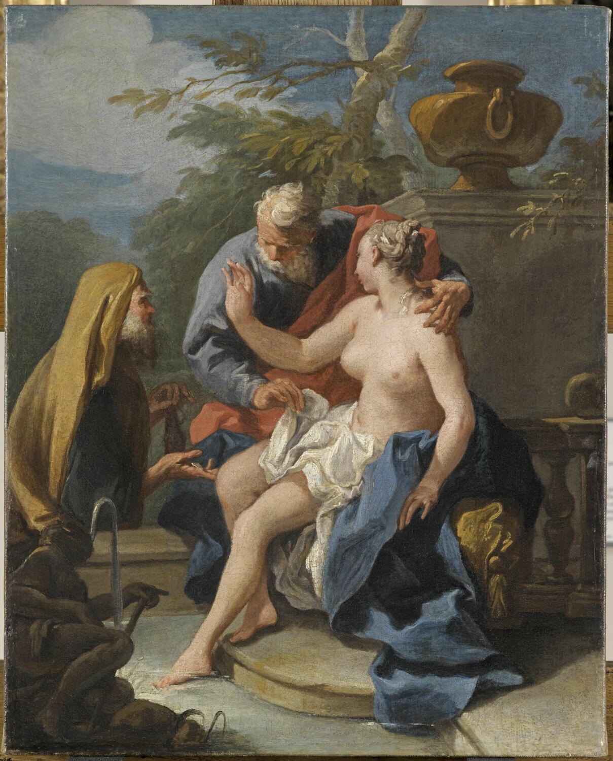 Suzanne et les vieillards, Pittoni, Giambattista, 1e quart du XVIIIe siècle (vers 1723 - 1725)