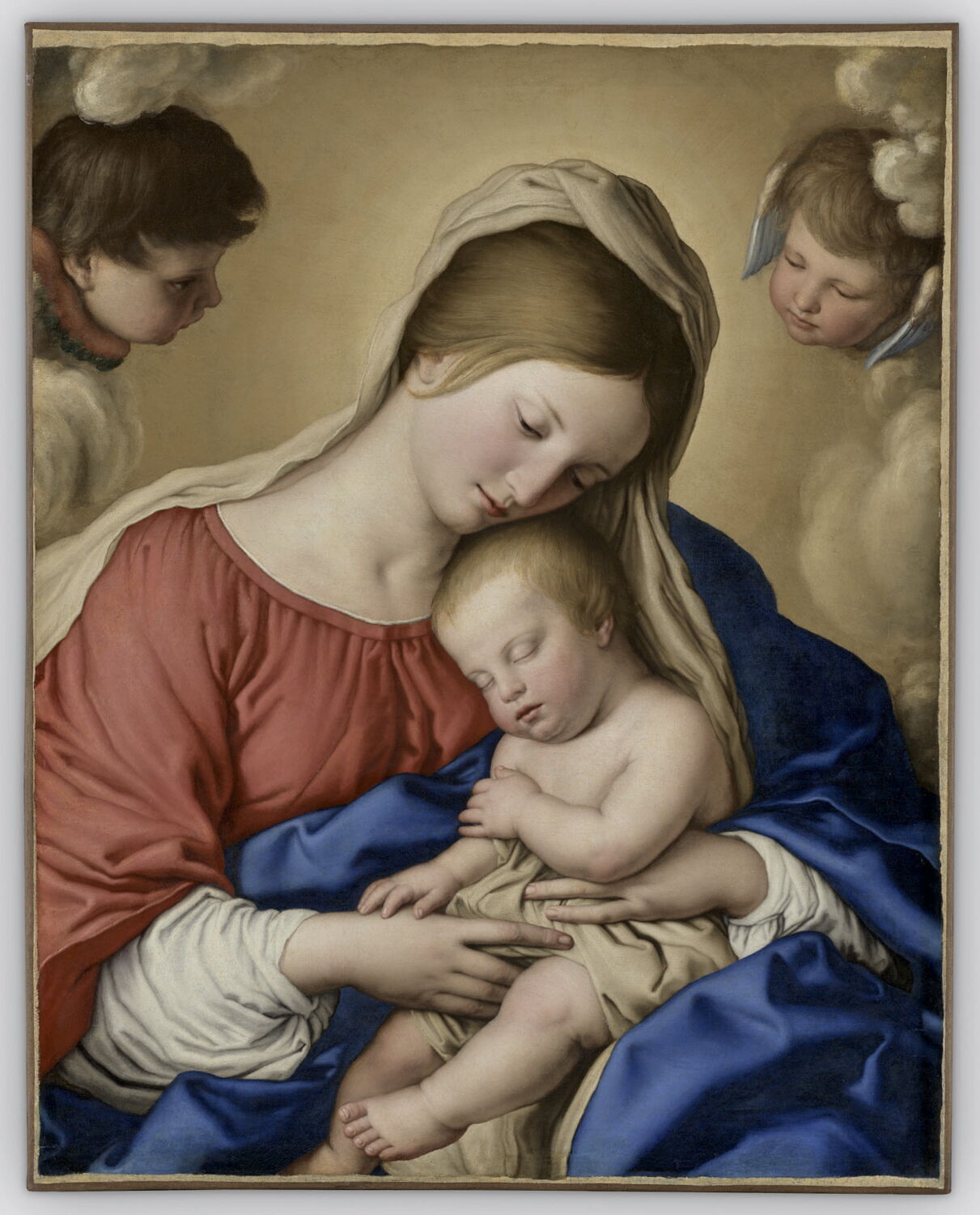 Le Sommeil de l'Enfant Jésus, Sassoferrato, 2e quart du XVIIe siècle (1625 - 1650)