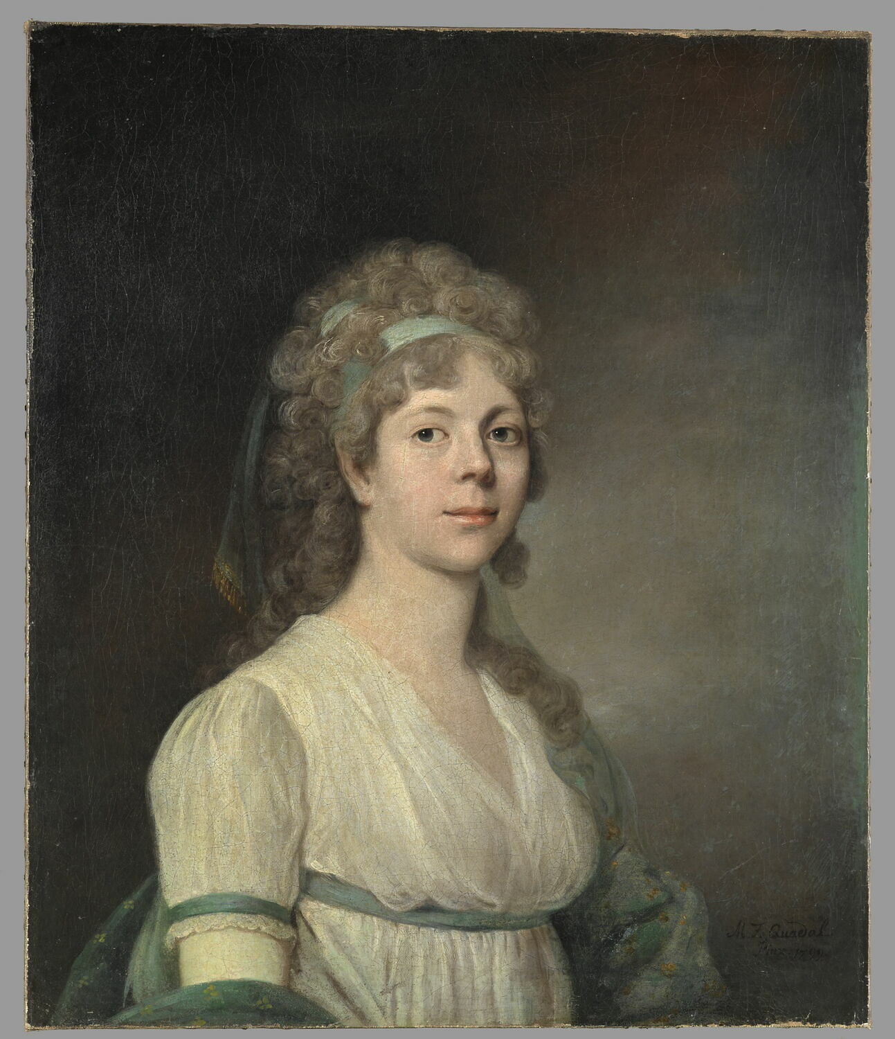 Portrait de femme, Quadal, Martin Ferdinand, 4e quart du XVIIIe siècle (1799)
