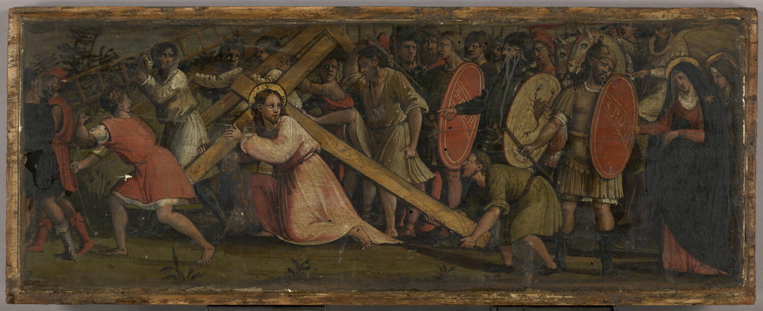 Le Portement de la croix, Tamagni, Vincenzo, XVIe siècle (1500 - 1600)