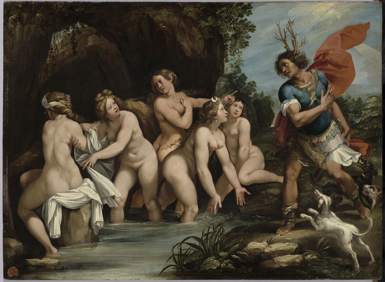 Diane et Actéon, Cavalier d'Arpin, 1e quart du XVIIe siècle (1600 - 1625)