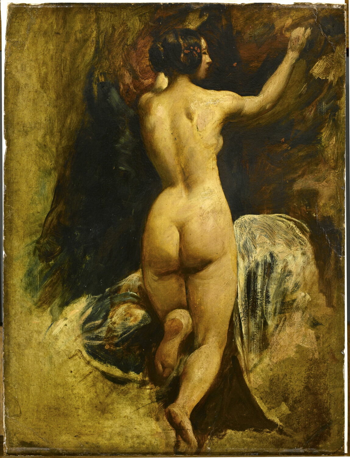 Femme nue vue de dos, Etty, William, XIXe siècle (vers 1835 - 1840)