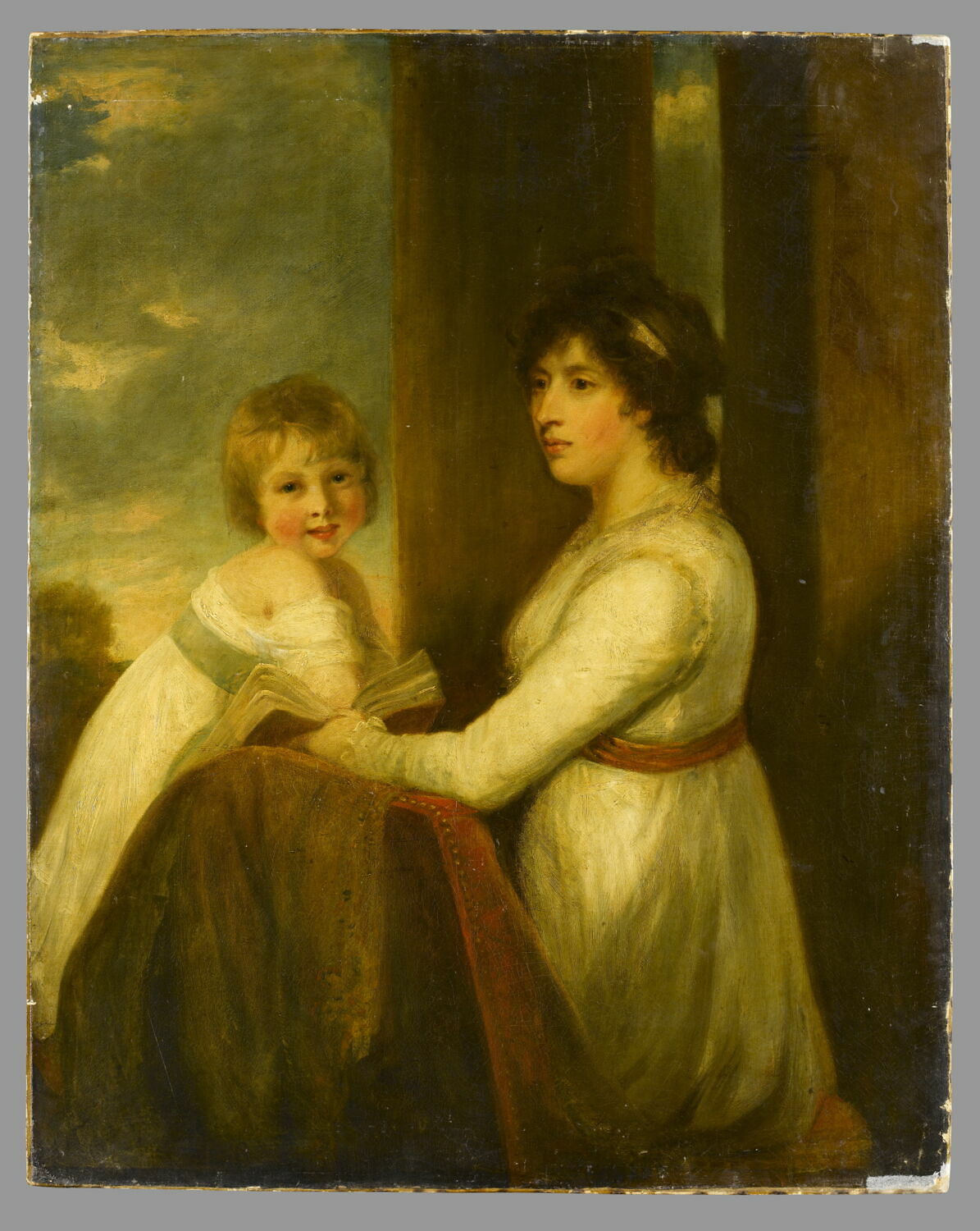 Portrait de Lady Musgrave avec un de ses enfants, Hoppner, John, Fin du XVIIIe siècle - début du XIXè siècle (1800)