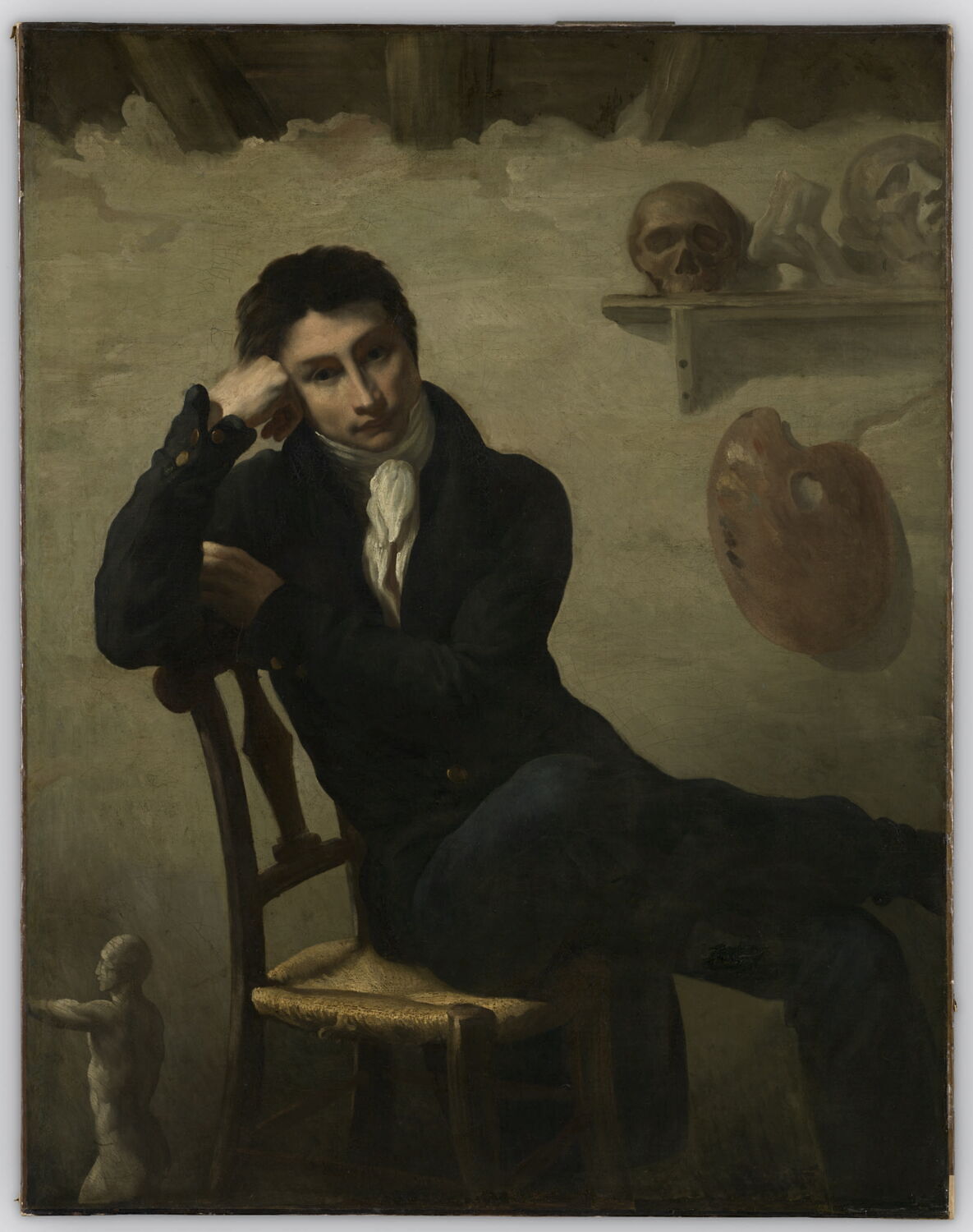 Portrait d'un artiste dans son atelier, Géricault, Théodore, 1e quart du XIXe siècle (vers 1820)